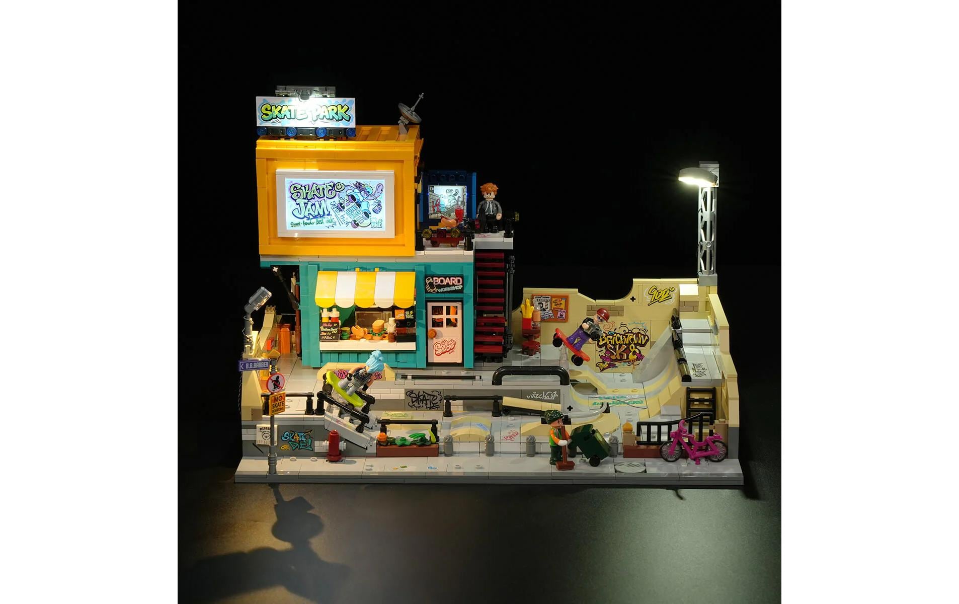 Lumibricks 3D Puzzle Skate Park – 372 Teile – Kunststoff – Mehrfarbig – ab 16 Jahren