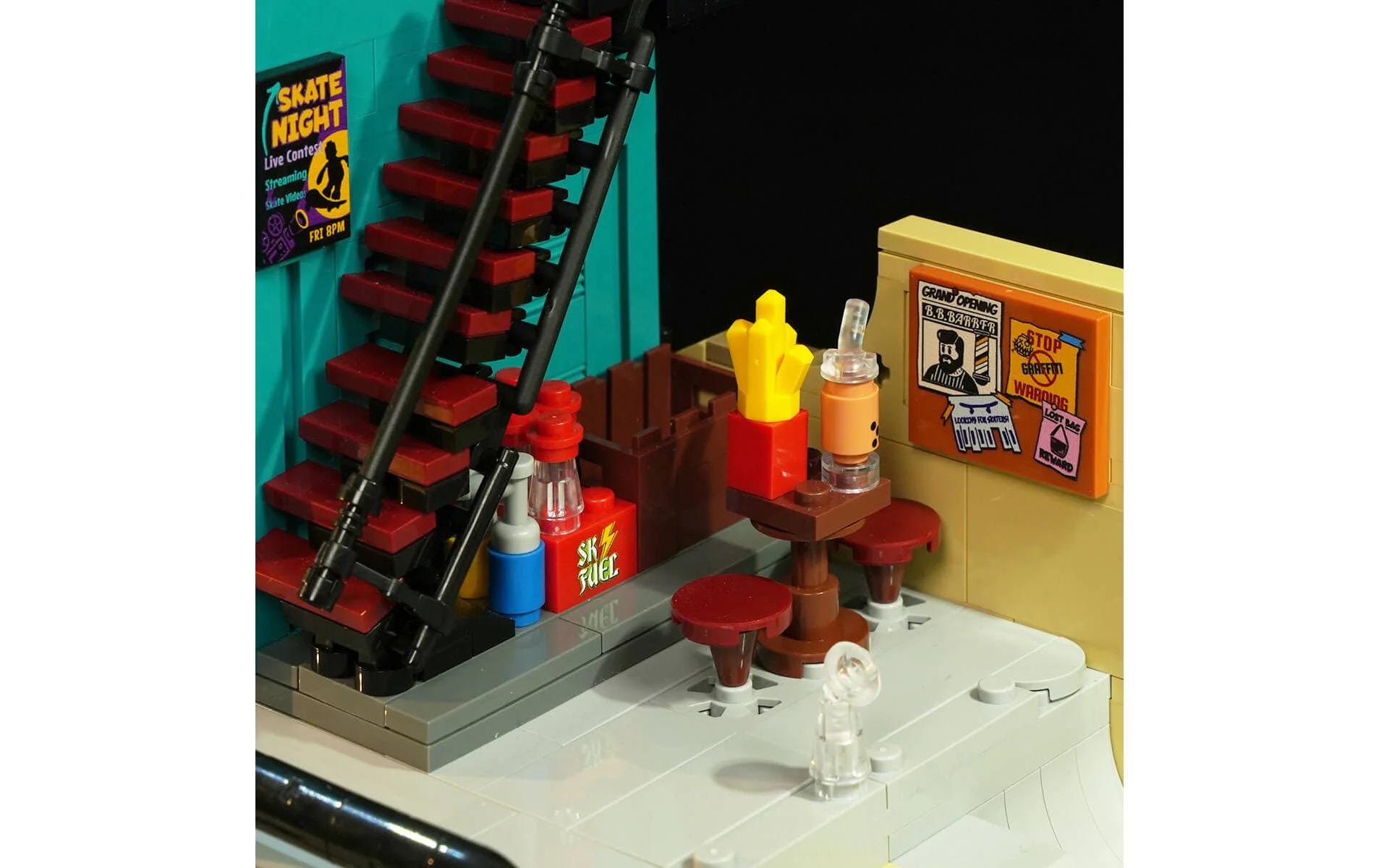 Lumibricks 3D Puzzle Skate Park – 372 Teile – Kunststoff – Mehrfarbig – ab 16 Jahren