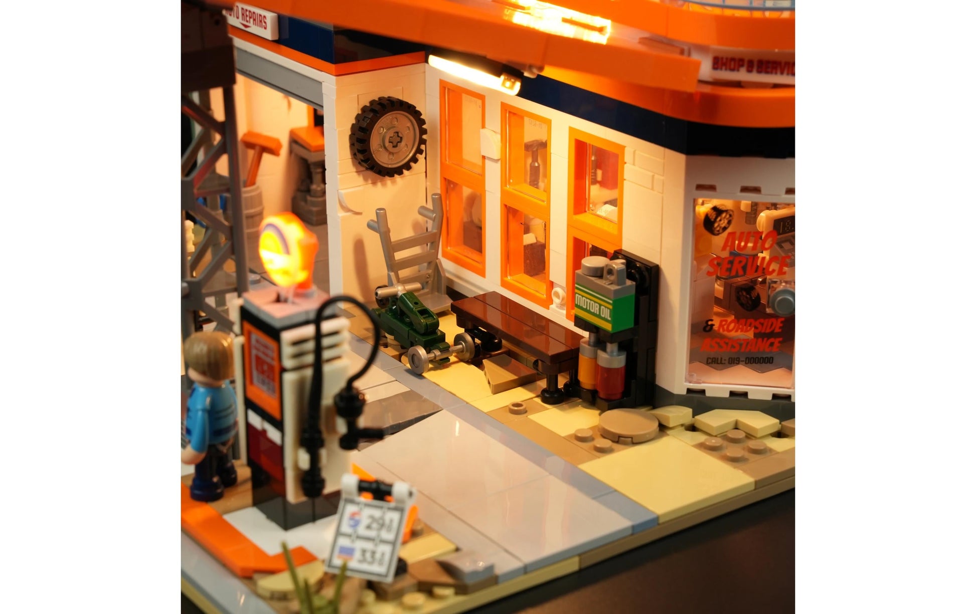 Lumibricks 3D Puzzle Tankstelle – 2614 Teile – Kunststoff – ab 16 Jahren – mehrfarbig