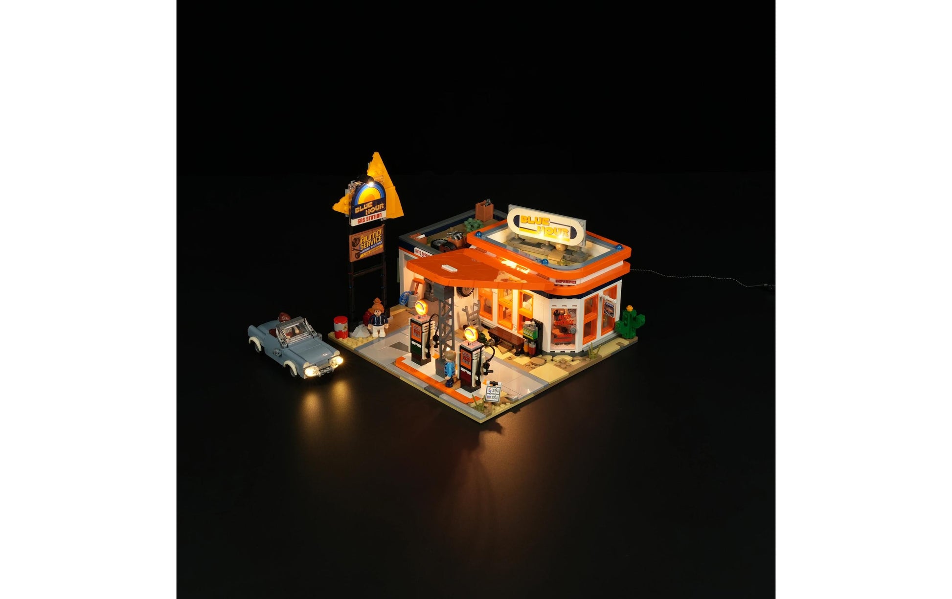 Lumibricks 3D Puzzle Tankstelle – 2614 Teile – Kunststoff – ab 16 Jahren – mehrfarbig