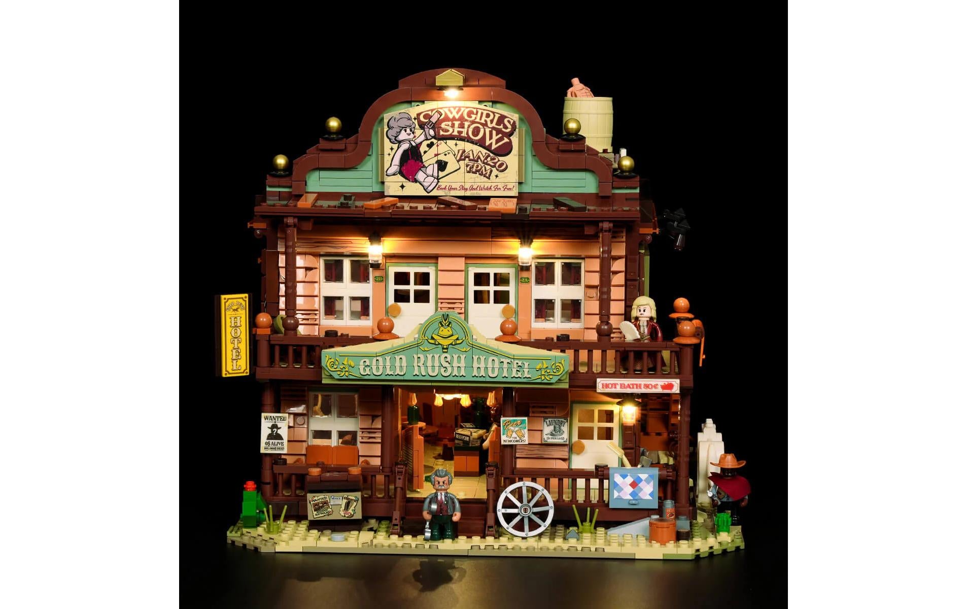 Lumibricks 3D Puzzle Old West Inn Gasthaus – 2187 Teile – Kunststoff – Mehrfarbig – ab 16 Jahren