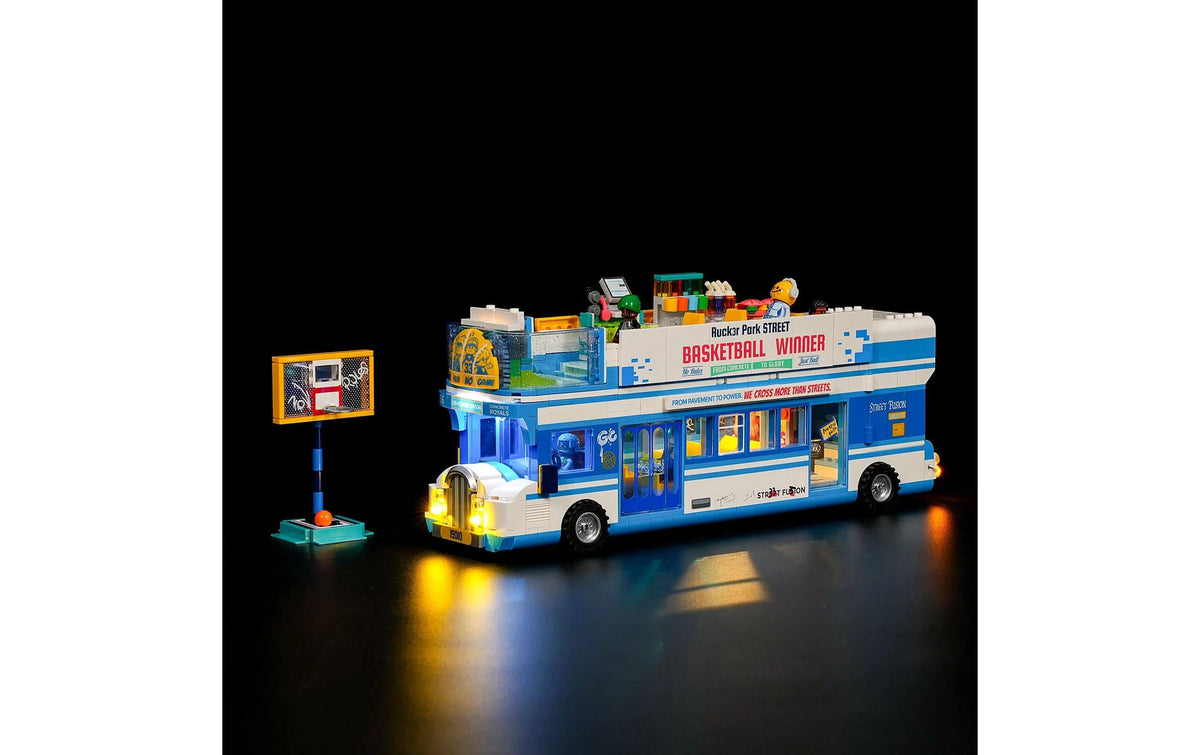 Lumibricks 3D-Puzzle Streetball Tour Bus – 2507 Teile – 46 cm – ab 16 Jahren – Kunststoff – Mehrfarbig