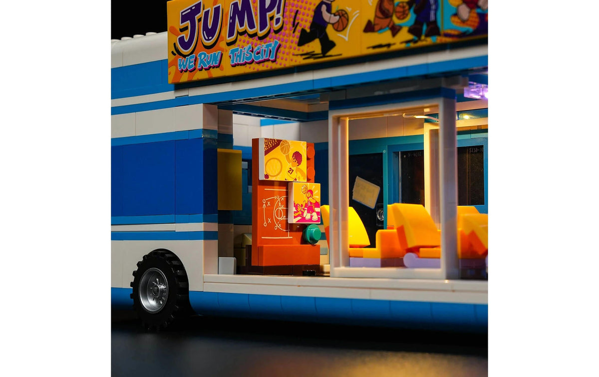 Lumibricks 3D-Puzzle Streetball Tour Bus – 2507 Teile – 46 cm – ab 16 Jahren – Kunststoff – Mehrfarbig