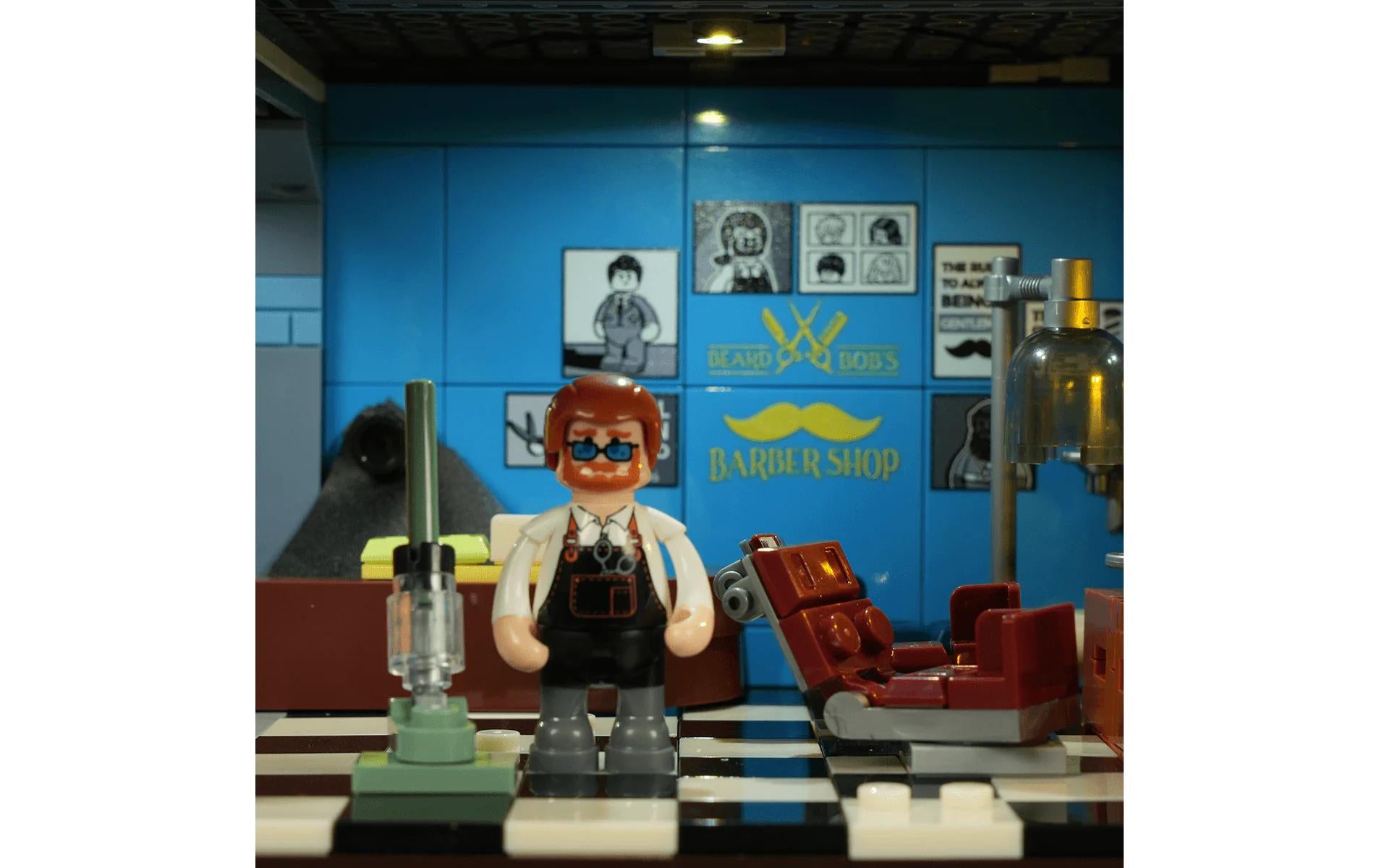 Lumibricks 3D Puzzle Barbershop – 3170 Teile – 56 cm – ab 16 Jahren – Kunststoff – Mehrfarbig
