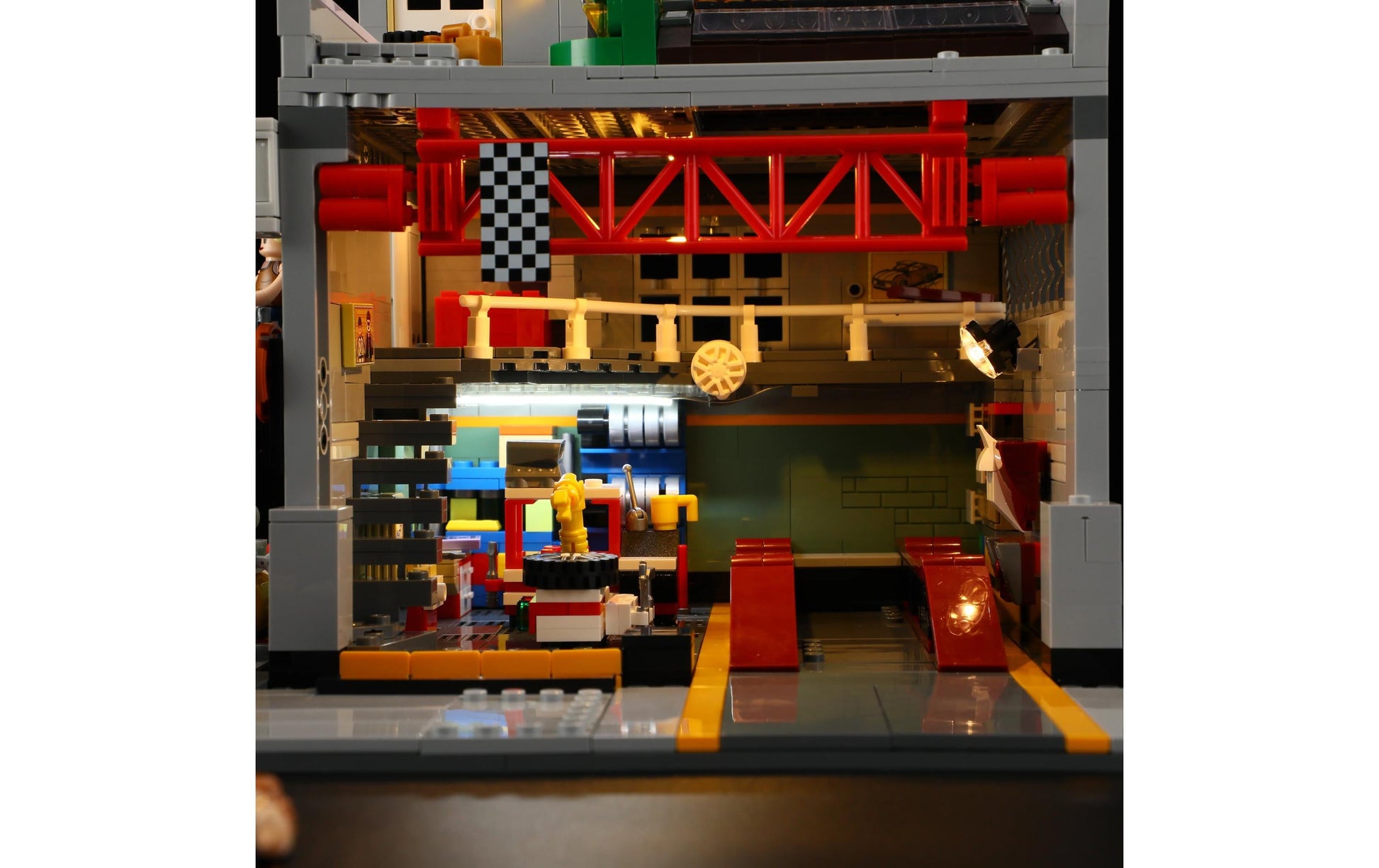 Lumibricks 3D Puzzle Street MOD Garage – 1426 Teile – Höhe 25 cm – ab 16 Jahren – Kunststoff – Mehrfarbig