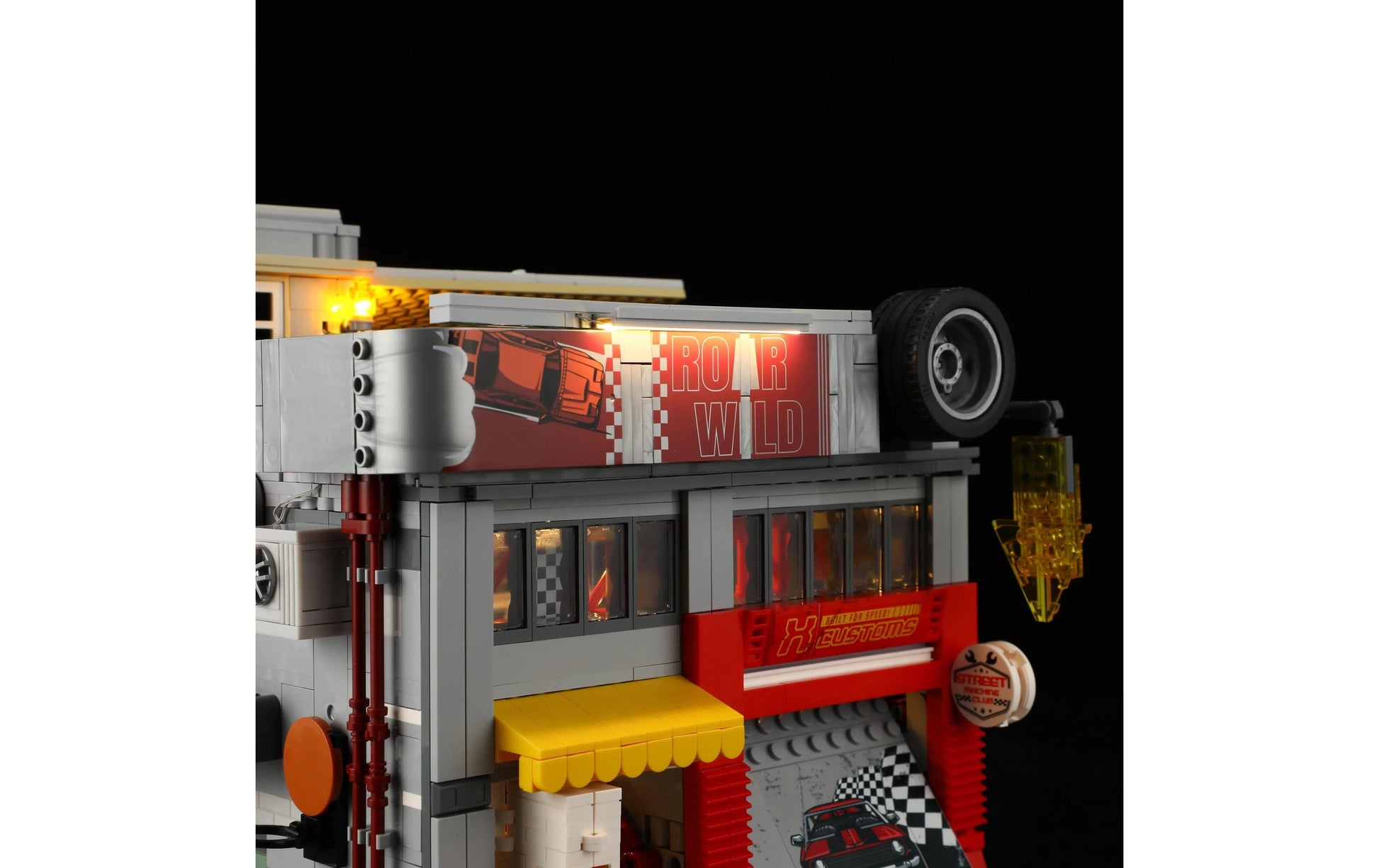 Lumibricks 3D Puzzle Street MOD Garage – 1426 Teile – Höhe 25 cm – ab 16 Jahren – Kunststoff – Mehrfarbig