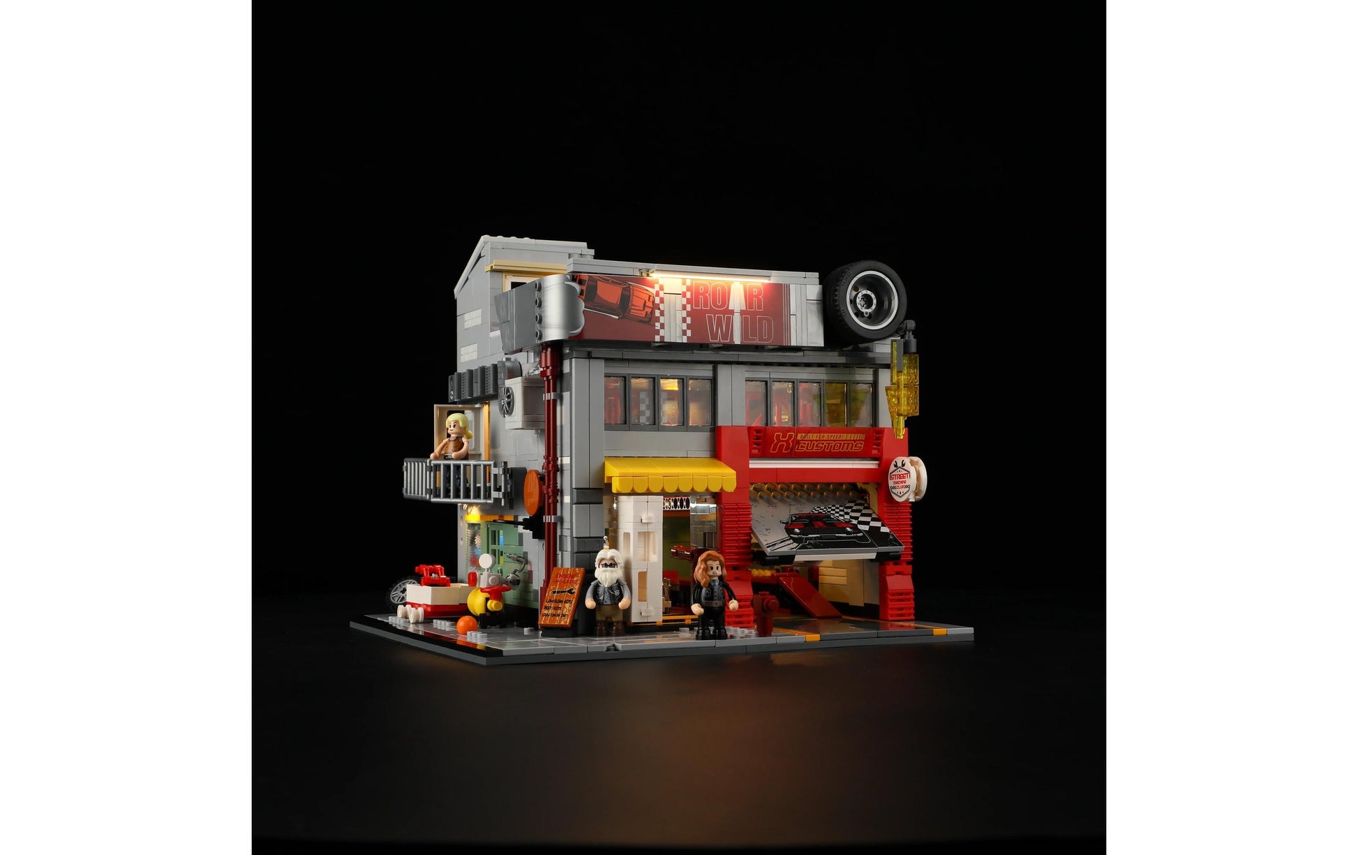 Lumibricks 3D Puzzle Street MOD Garage – 1426 Teile – Höhe 25 cm – ab 16 Jahren – Kunststoff – Mehrfarbig