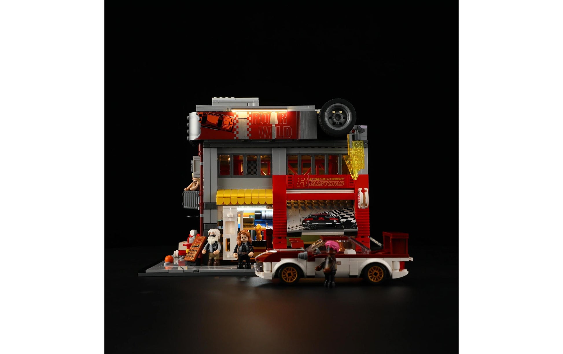 Lumibricks 3D Puzzle Street MOD Garage – 1426 Teile – Höhe 25 cm – ab 16 Jahren – Kunststoff – Mehrfarbig