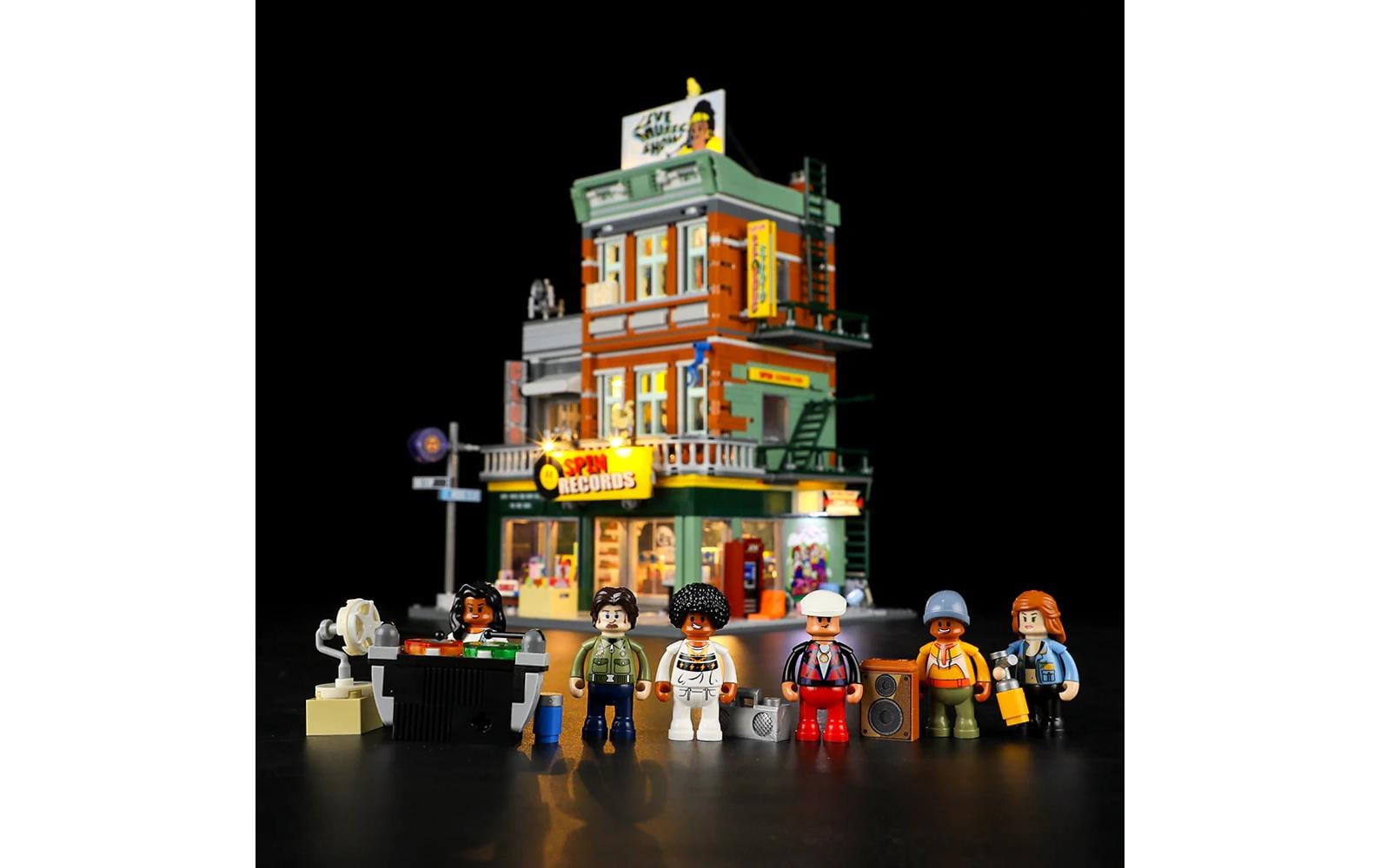 Lumibricks 3D Puzzle Record Store Plattenladen – 2143 Teile – Kunststoff – ab 16 Jahren – mehrfarbig