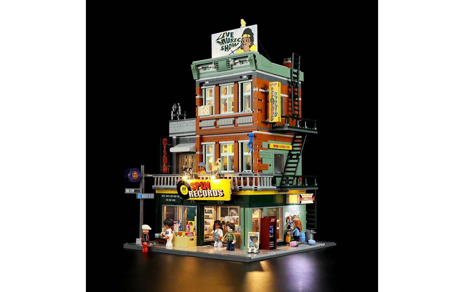 Lumibricks 3D Puzzle Record Store Plattenladen – 2143 Teile – Kunststoff – ab 16 Jahren – mehrfarbig