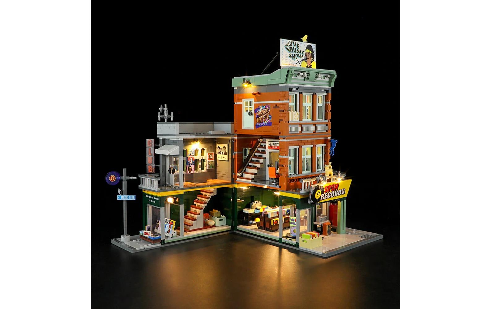 Lumibricks 3D Puzzle Record Store Plattenladen – 2143 Teile – Kunststoff – ab 16 Jahren – mehrfarbig