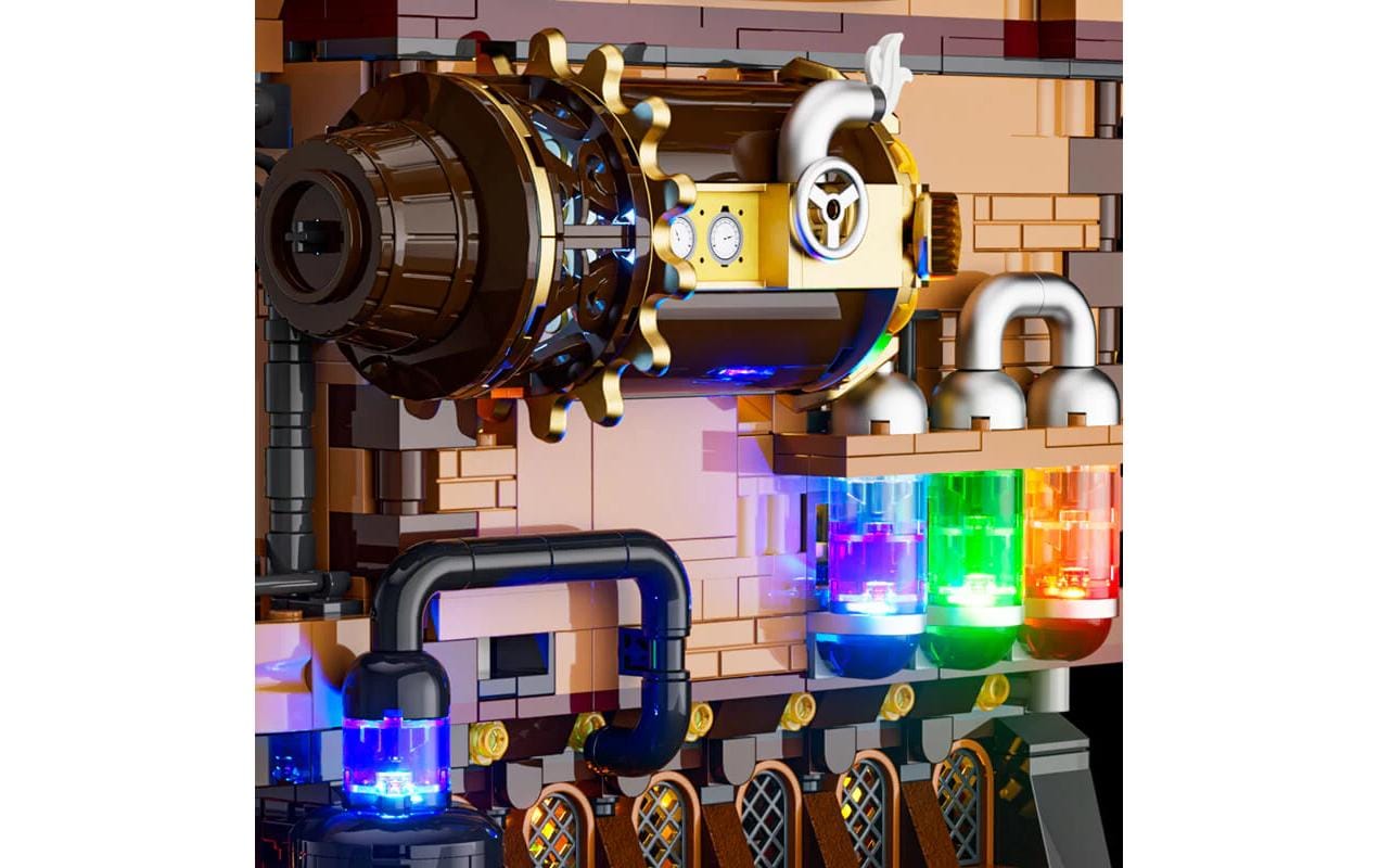 Lumibricks 3D Puzzle Alchemists Moving Castle – 496 Teile – Kunststoff – ab 16 Jahren – mehrfarbig