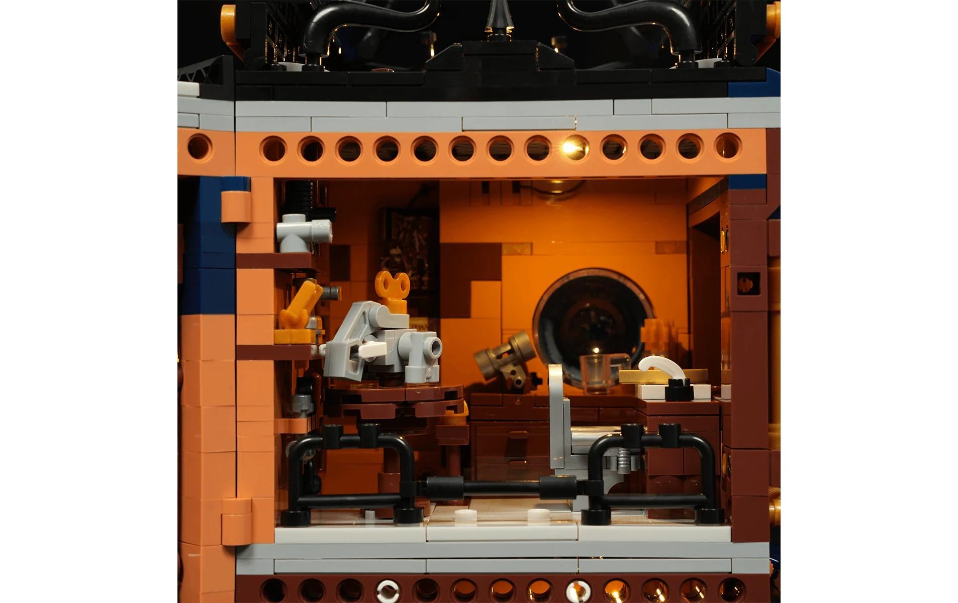 Lumibricks 3D-Puzzle Steampunk Werkstatt – 1595 Teile – Kunststoff – ab 16 Jahren – mehrfarbig