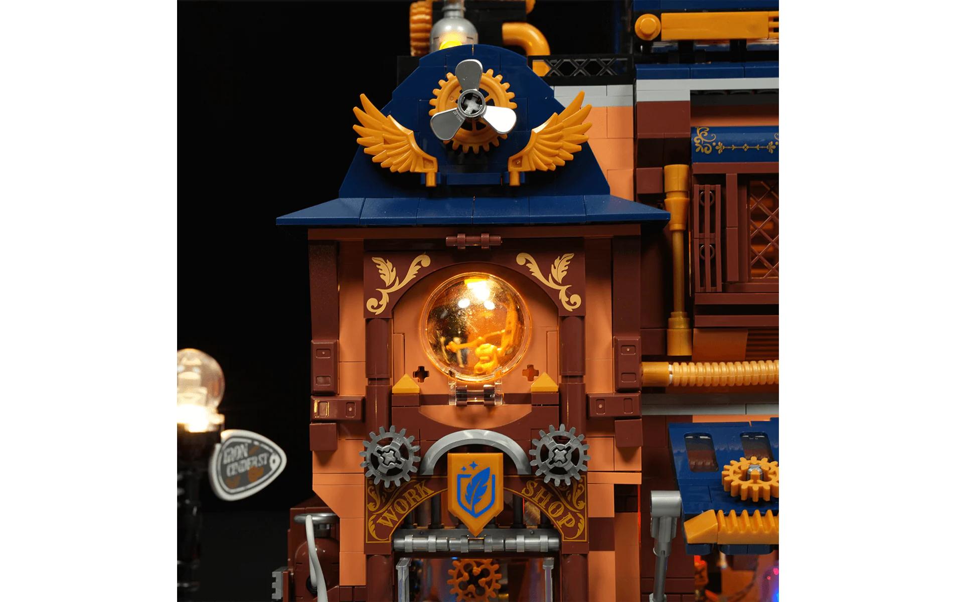 Lumibricks 3D-Puzzle Steampunk Werkstatt – 1595 Teile – Kunststoff – ab 16 Jahren – mehrfarbig