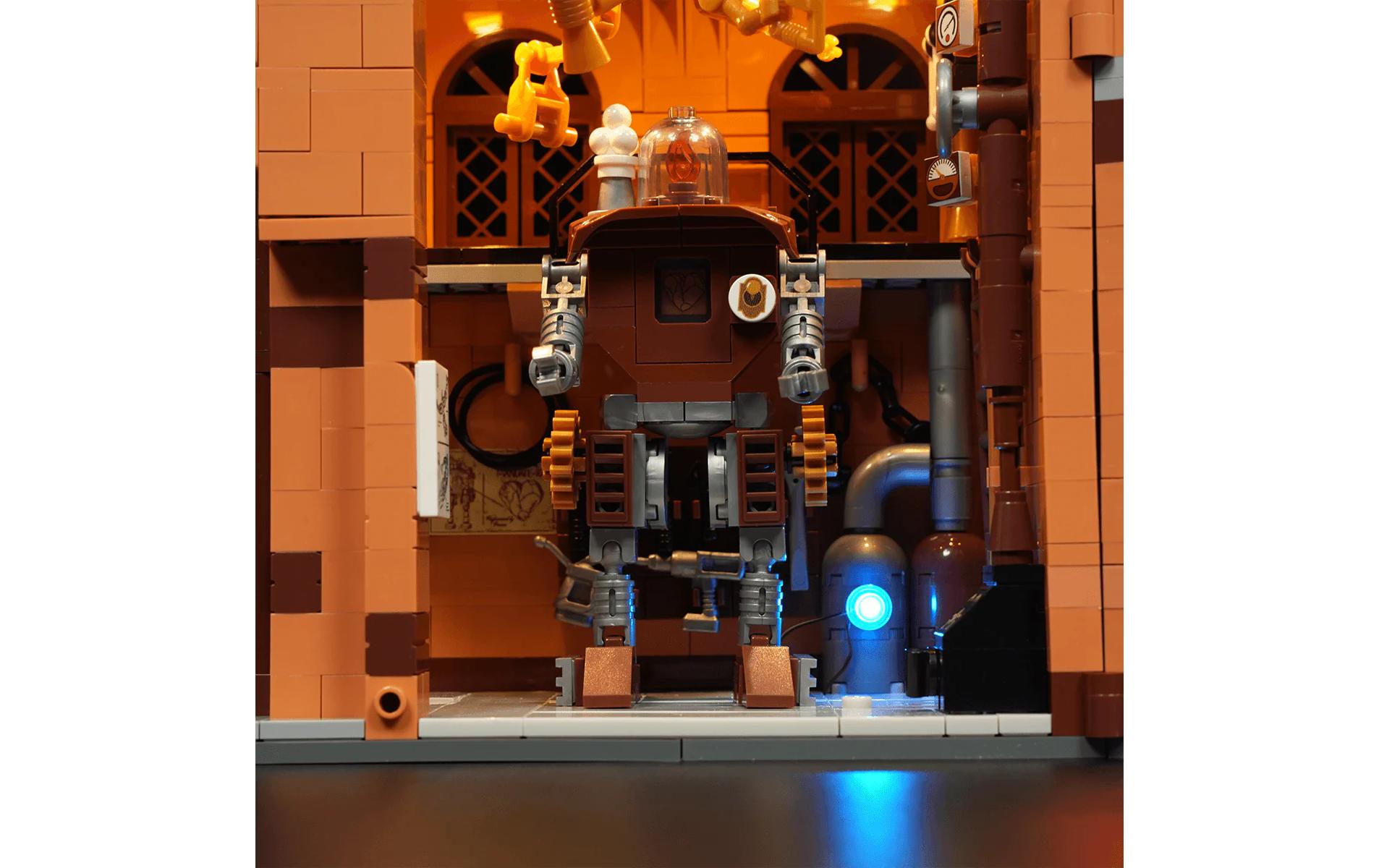 Lumibricks 3D-Puzzle Steampunk Werkstatt – 1595 Teile – Kunststoff – ab 16 Jahren – mehrfarbig