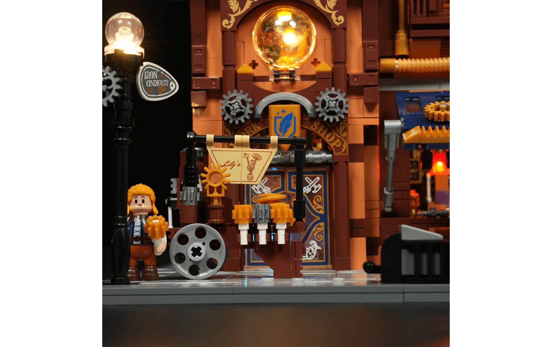 Lumibricks 3D-Puzzle Steampunk Werkstatt – 1595 Teile – Kunststoff – ab 16 Jahren – mehrfarbig