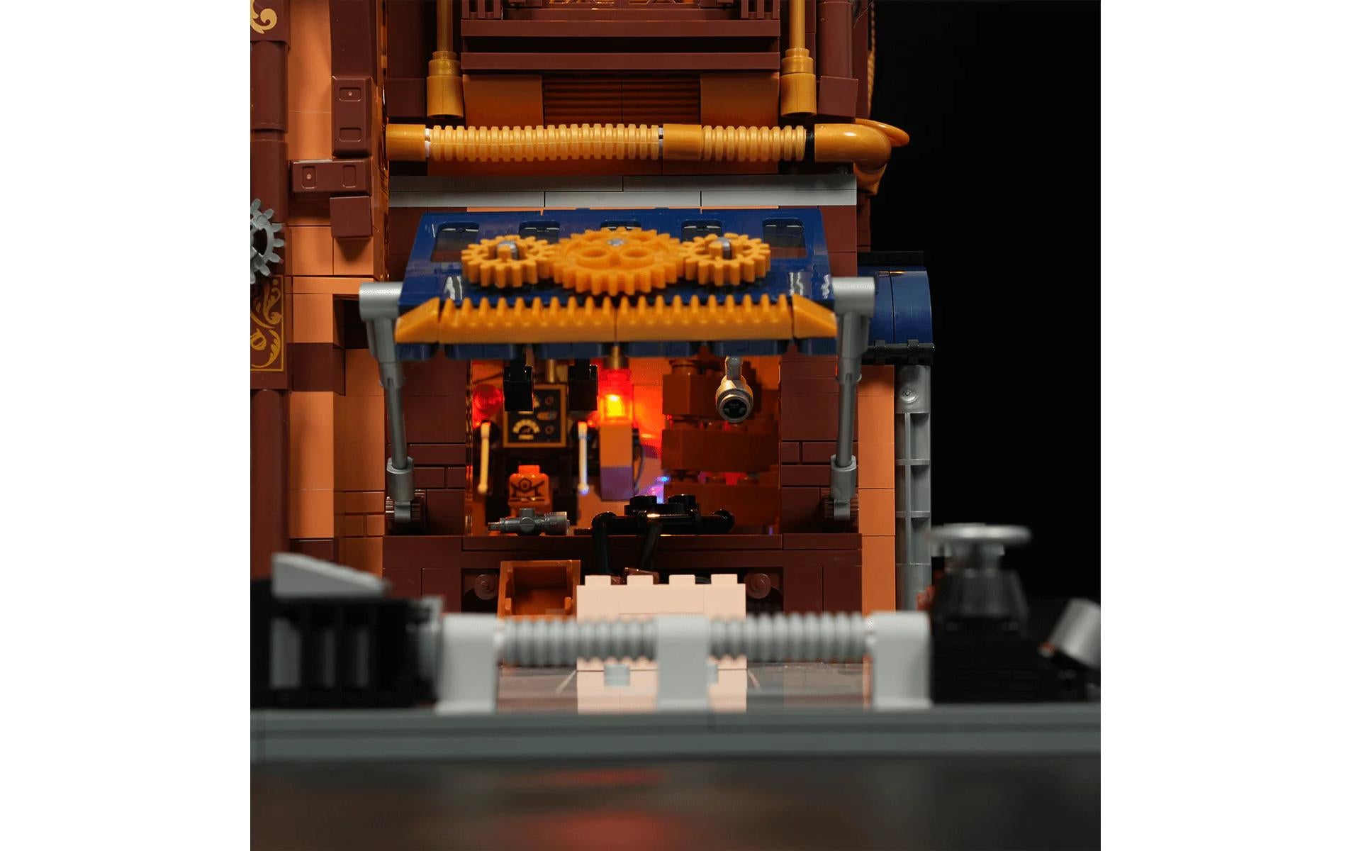 Lumibricks 3D-Puzzle Steampunk Werkstatt – 1595 Teile – Kunststoff – ab 16 Jahren – mehrfarbig