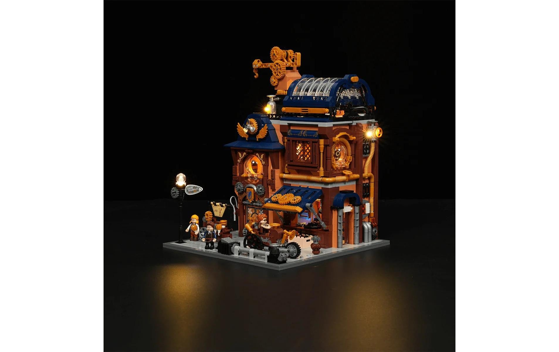 Lumibricks 3D-Puzzle Steampunk Werkstatt – 1595 Teile – Kunststoff – ab 16 Jahren – mehrfarbig