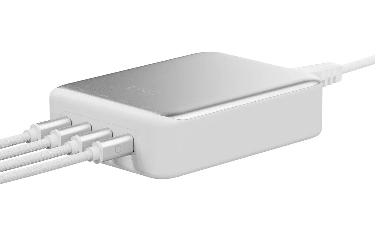 LINQ USB-Desktop-Ladegerät 240 W – USB-C×4, PD 3.1, GaN – für USB-C/USB-A Geräte