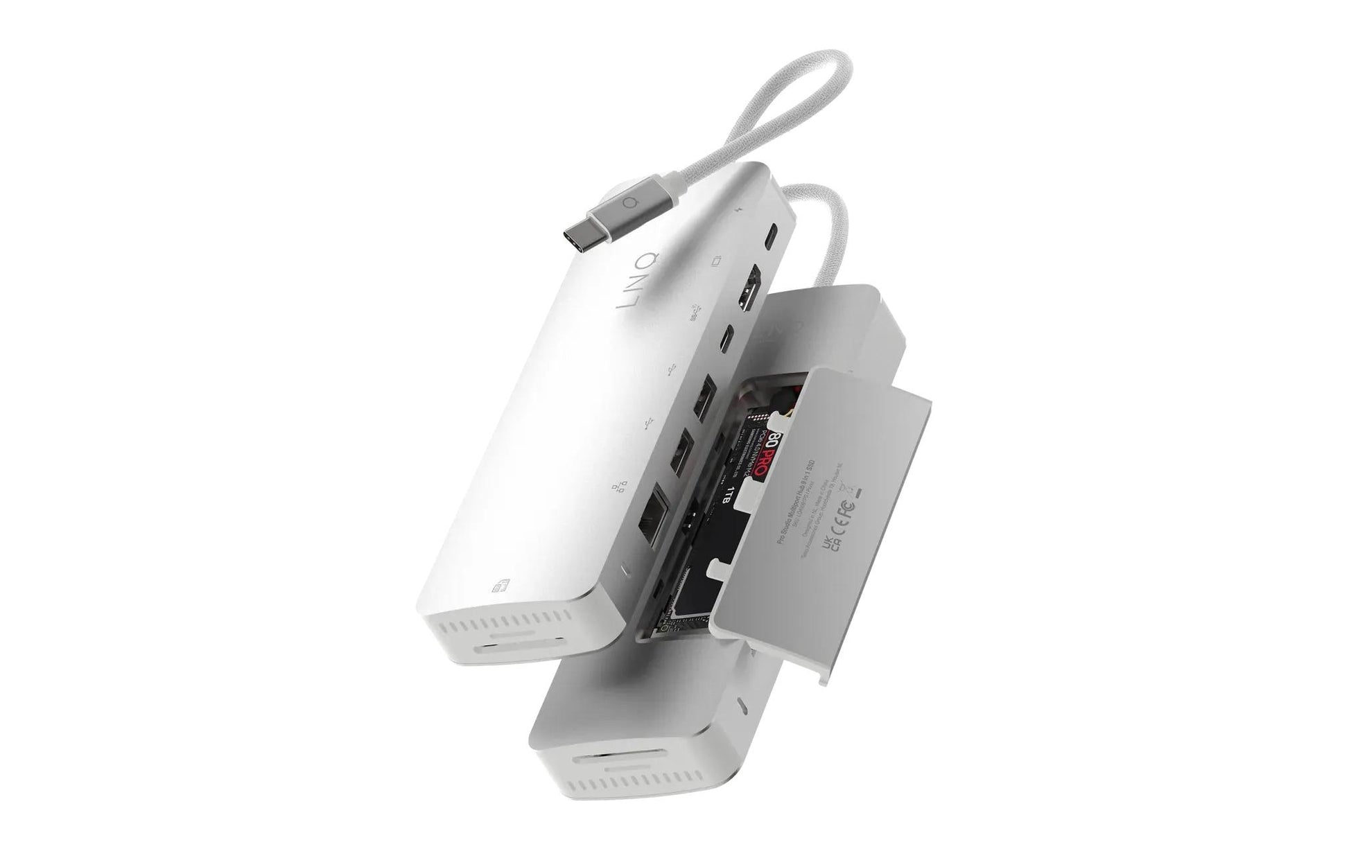 Linq powered by xtorm ProConnect 9in1 Dockingstation – USB-C, 1× HDMI, 2× USB-A, 1× USB-C, 140 W PD, 2,5GbE