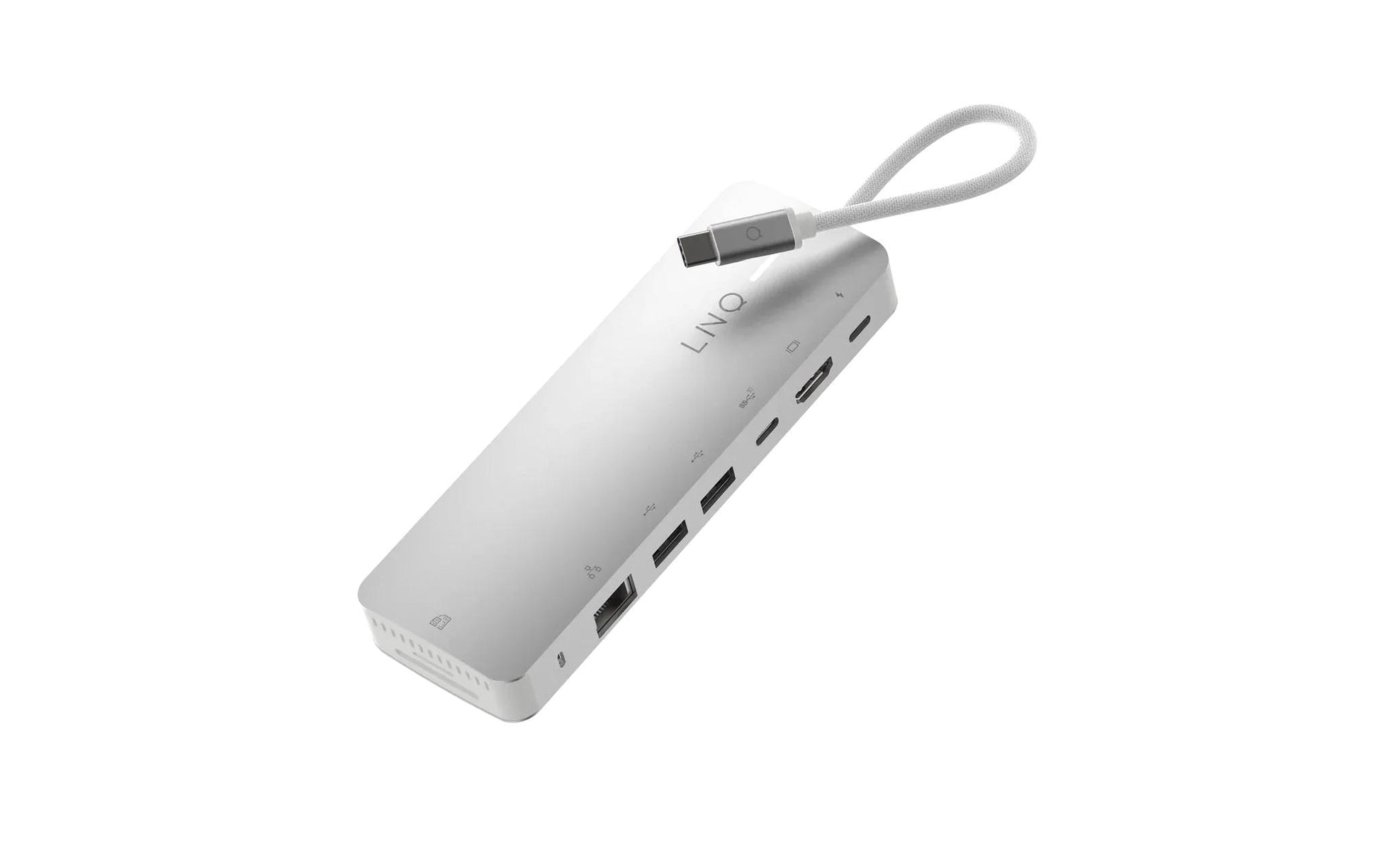 Linq powered by xtorm ProConnect 9in1 Dockingstation – USB-C, 1× HDMI, 2× USB-A, 1× USB-C, 140 W PD, 2,5GbE