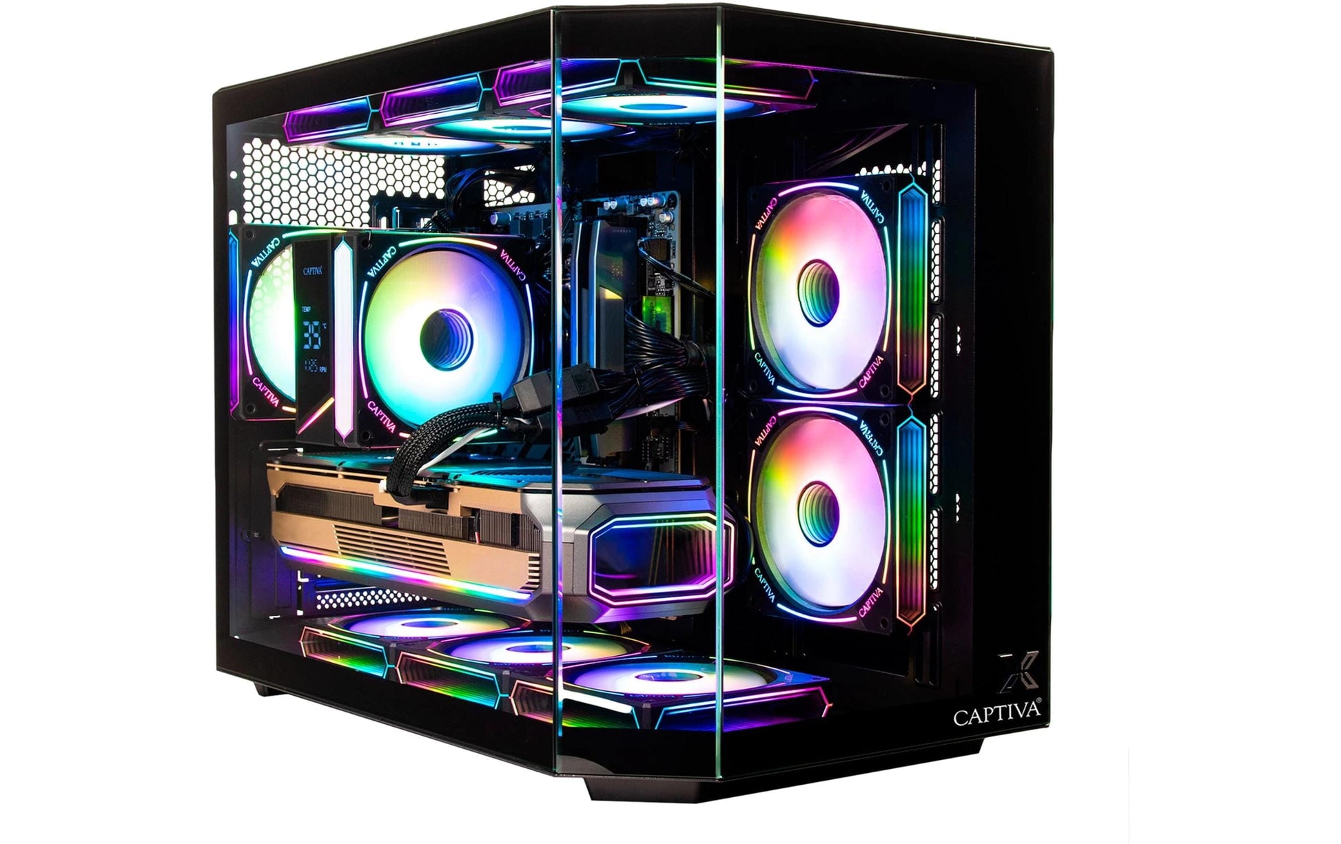 Captiva Entry Gaming Tower – AMD Ryzen 5 5500, 32 GB RAM, 1 TB SSD, Windows 11 Home