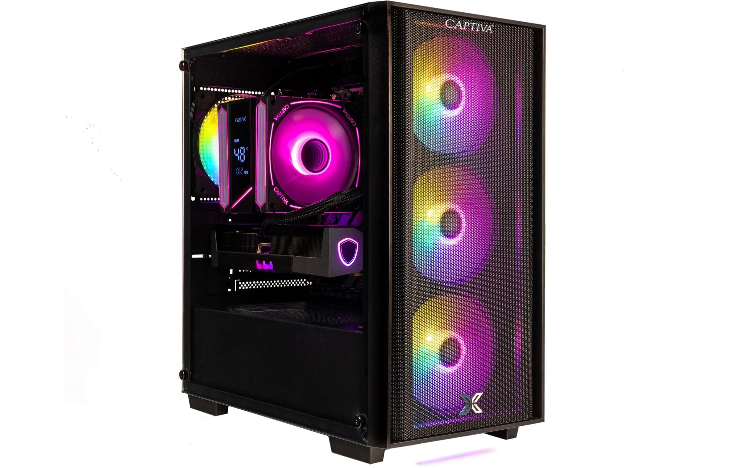 Captiva Entry Gaming Tower – AMD Ryzen 7 5700X, 32 GB RAM, 1 TB SSD, Windows 11 Home