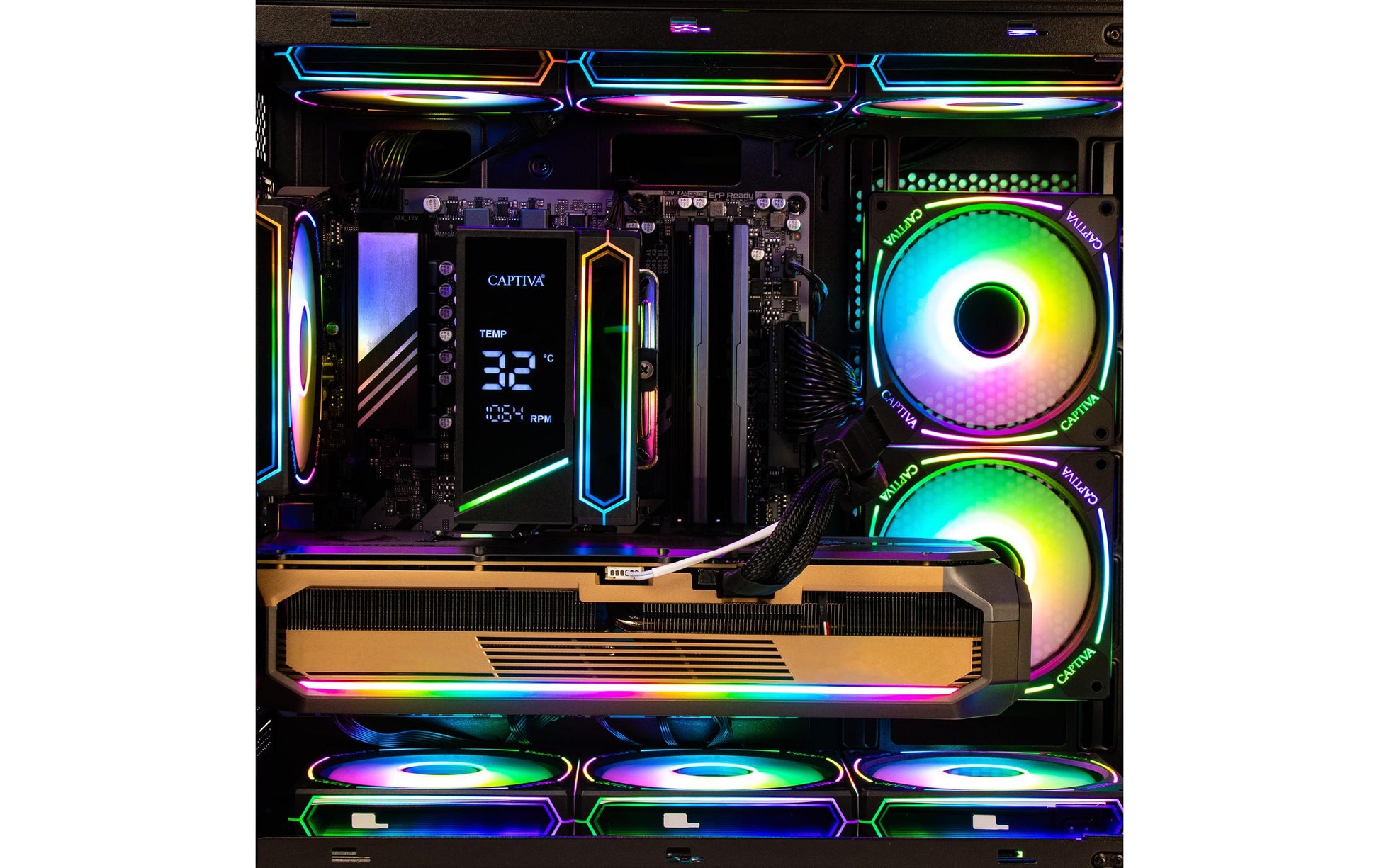 Captiva Entry Gaming Tower – AMD Ryzen 5 5500, 32 GB RAM, 1 TB SSD, Windows 11 Home