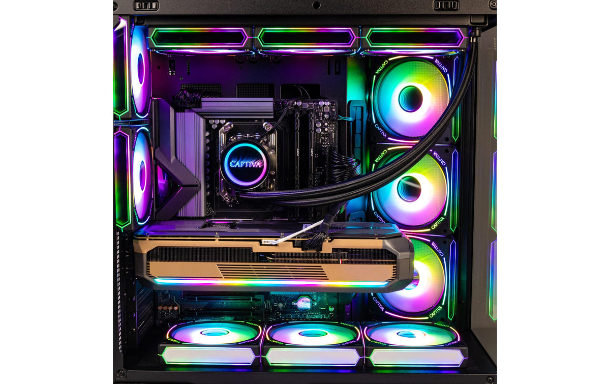 Captiva R10-0279 Tower – AMD Ryzen 7 9800X3D, 32 GB RAM, 1 TB SSD, NVIDIA RTX 5080 16 GB, Windows 11 Home