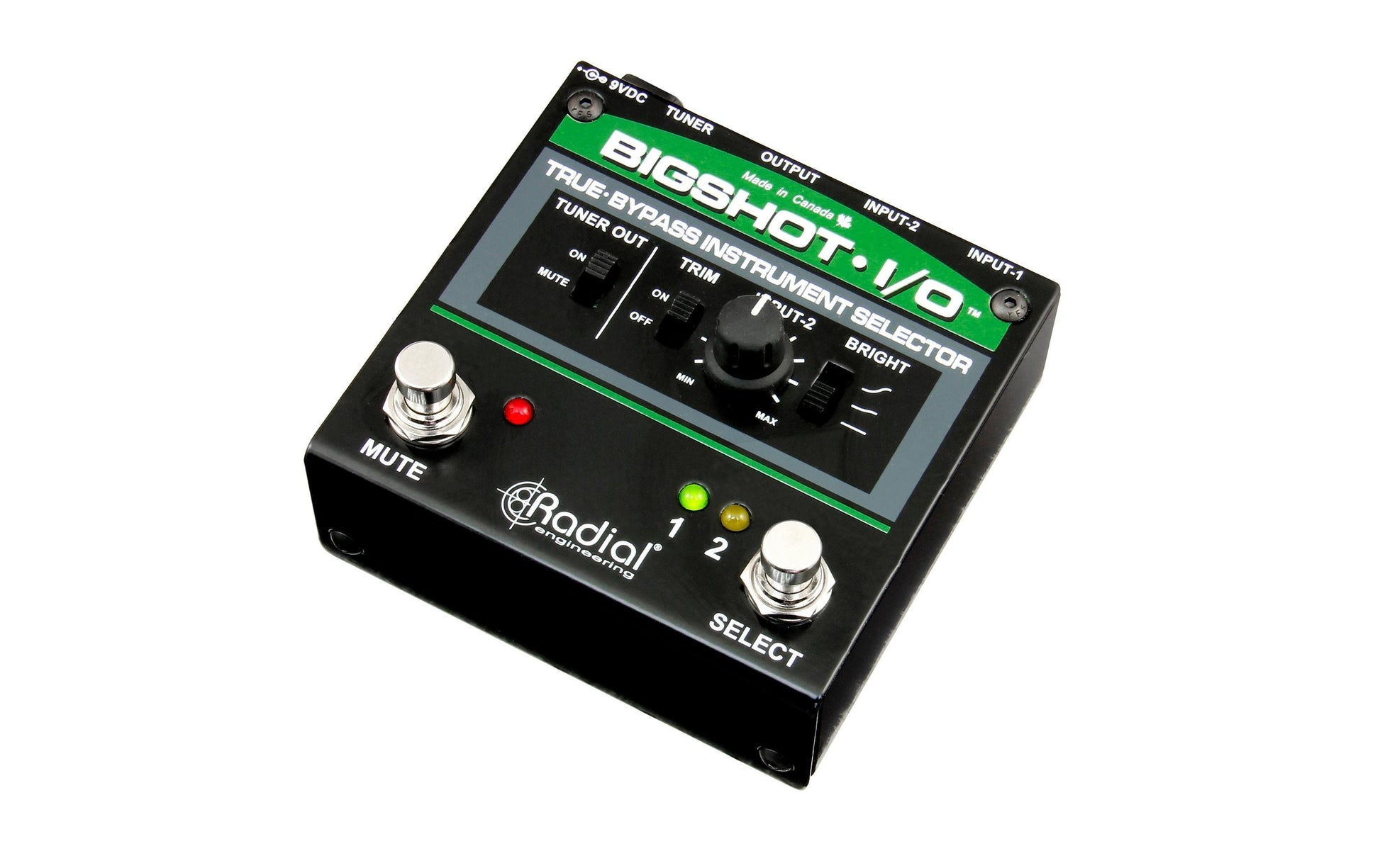 Radial BigShot i/o – Multi-Effekt-Switcher – Passiv – Schwarz