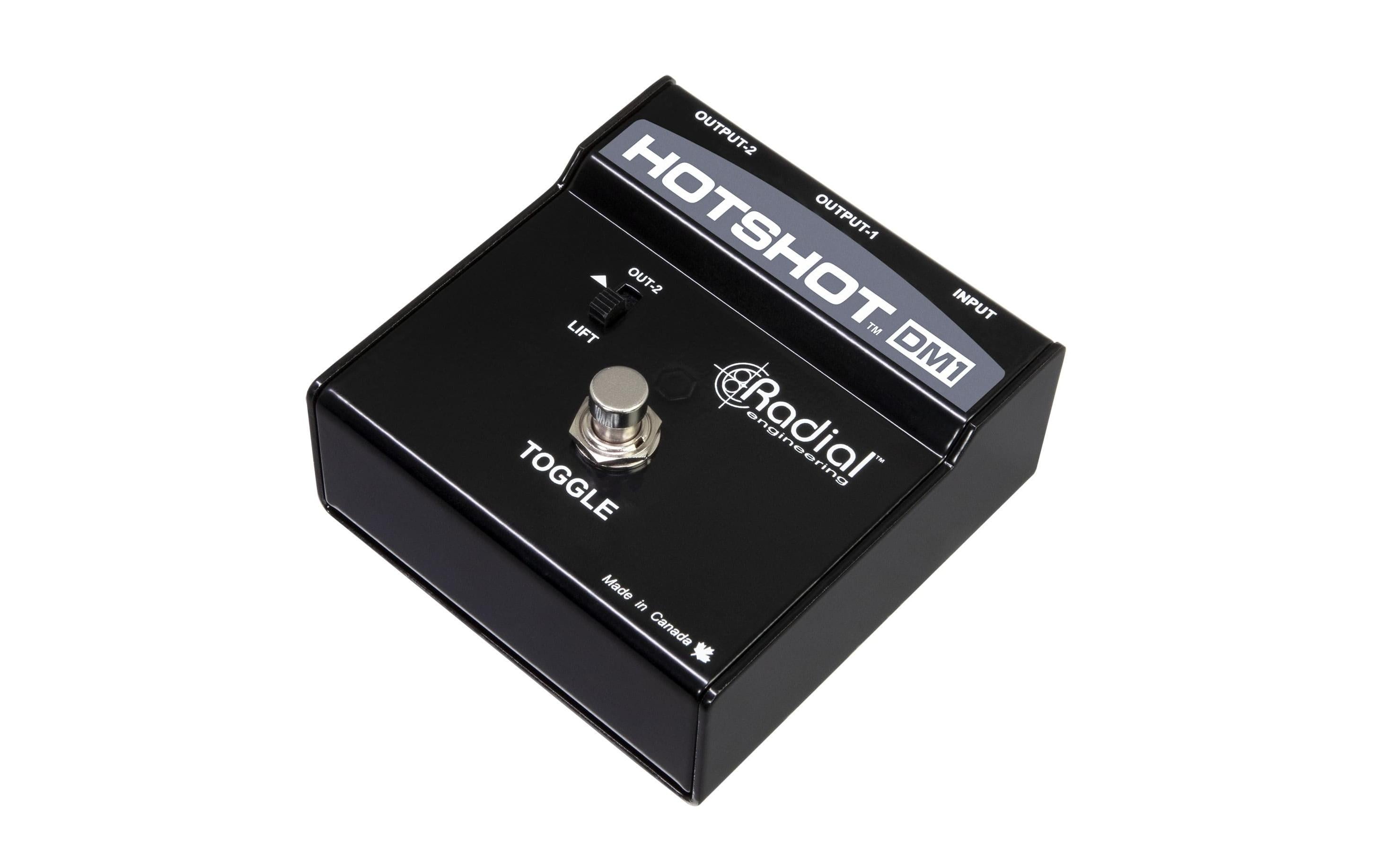Radial HotShot DM1 – Adapter – für dynamische Mikrofone, schwarz