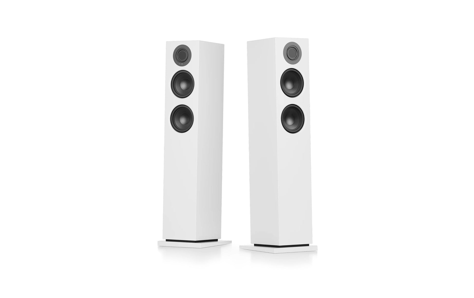 Audio Pro AB A48 – Aktivlautsprecher (Paar) – 3-Wege, 320 W, 5,25" Woofer, Weiss