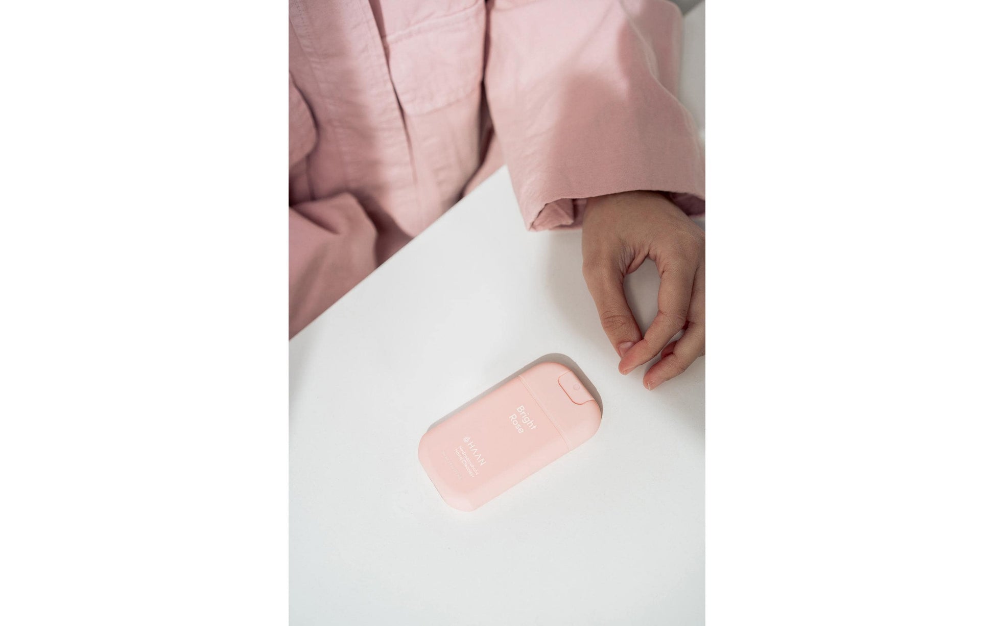 Haan Händedesinfektionsspray – 30 ml – rosa