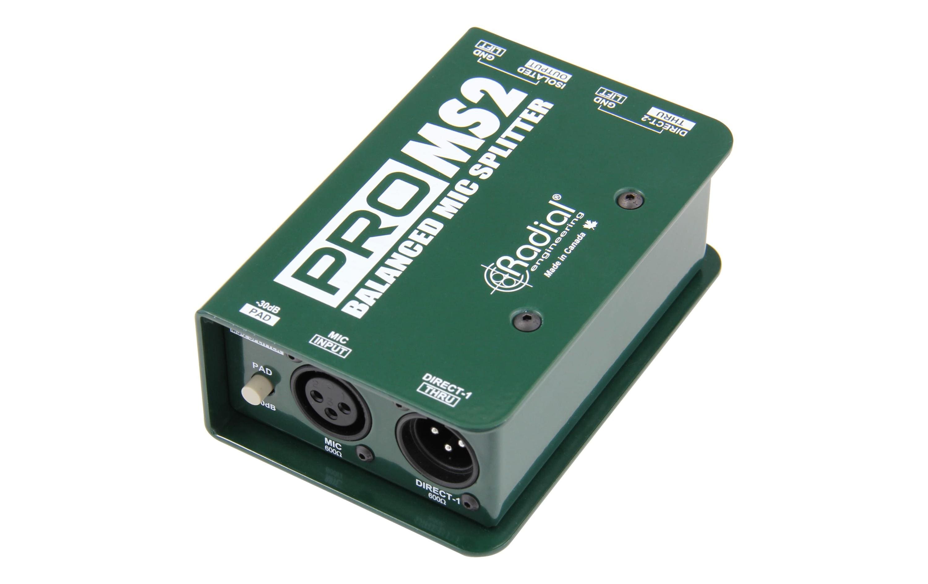 Radial ProMS2 – Audio-Splitter – passiv, 1 zu 3 – Stahl
