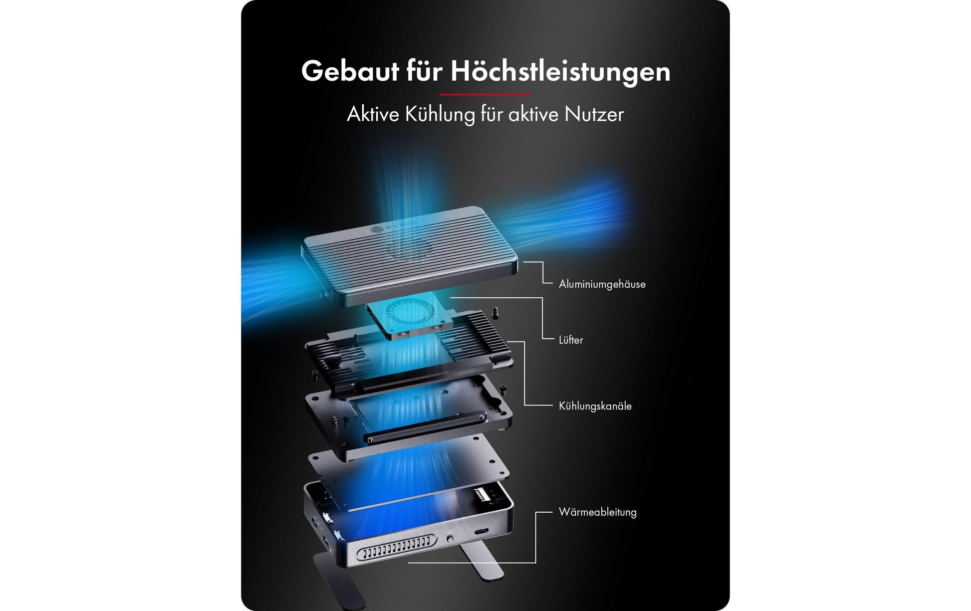RaidSonic ICY BOX IB-RD2818DK-40G Dockingstation – Thunderbolt 3/4, 1× HDMI, 1× USB-A, 1× USB-C, 100 W PD