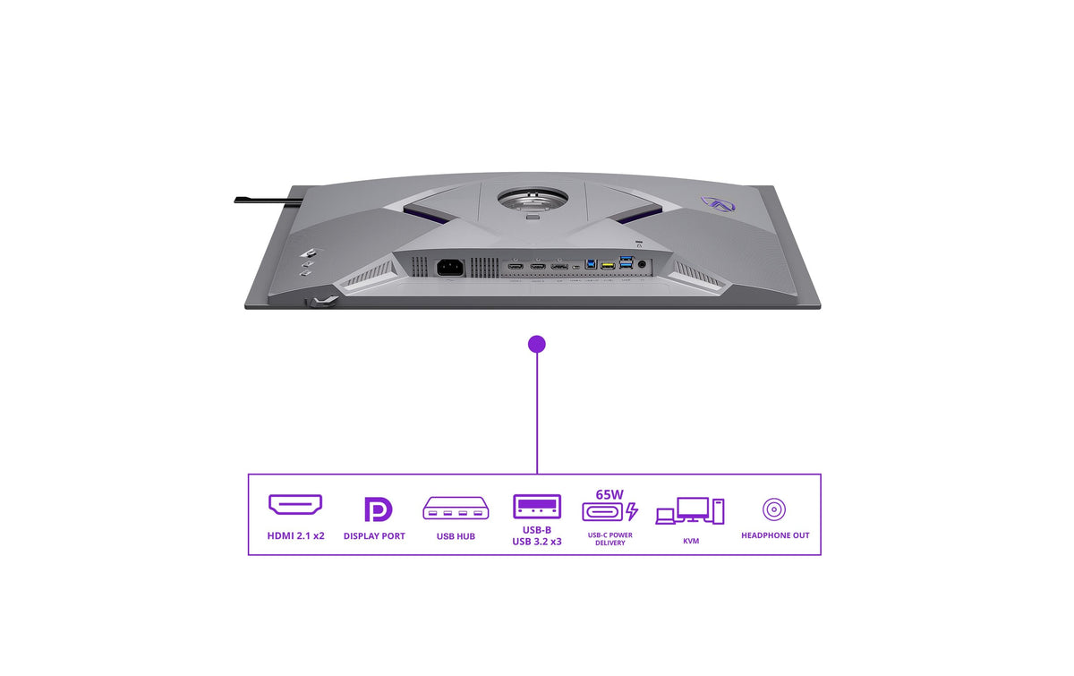 AOC AGP277QKDC – 26,5", 2560 × 1440 (WQHD), OLED, 720 Hz, USB-C 65 W, KVM