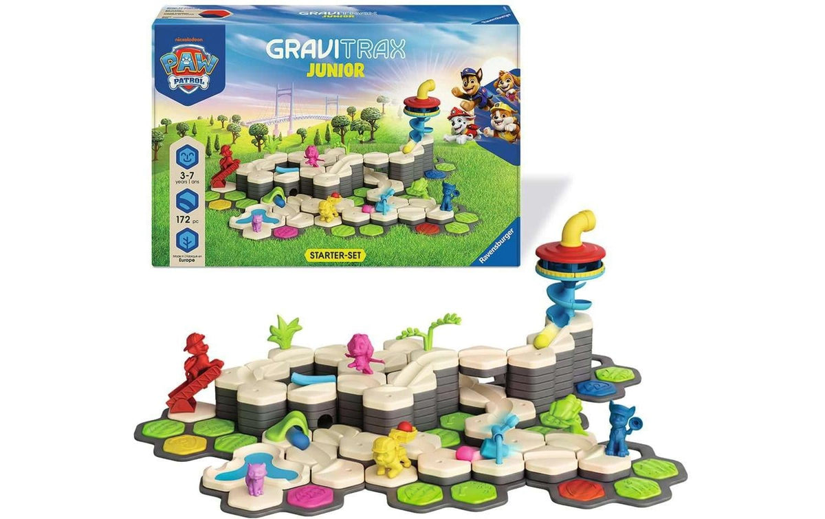 Ravensburger GraviTrax Junior Kugelbahn-Set – PAW Patrol – für GraviTrax Junior – 172-teilig – ab 3 Jahren