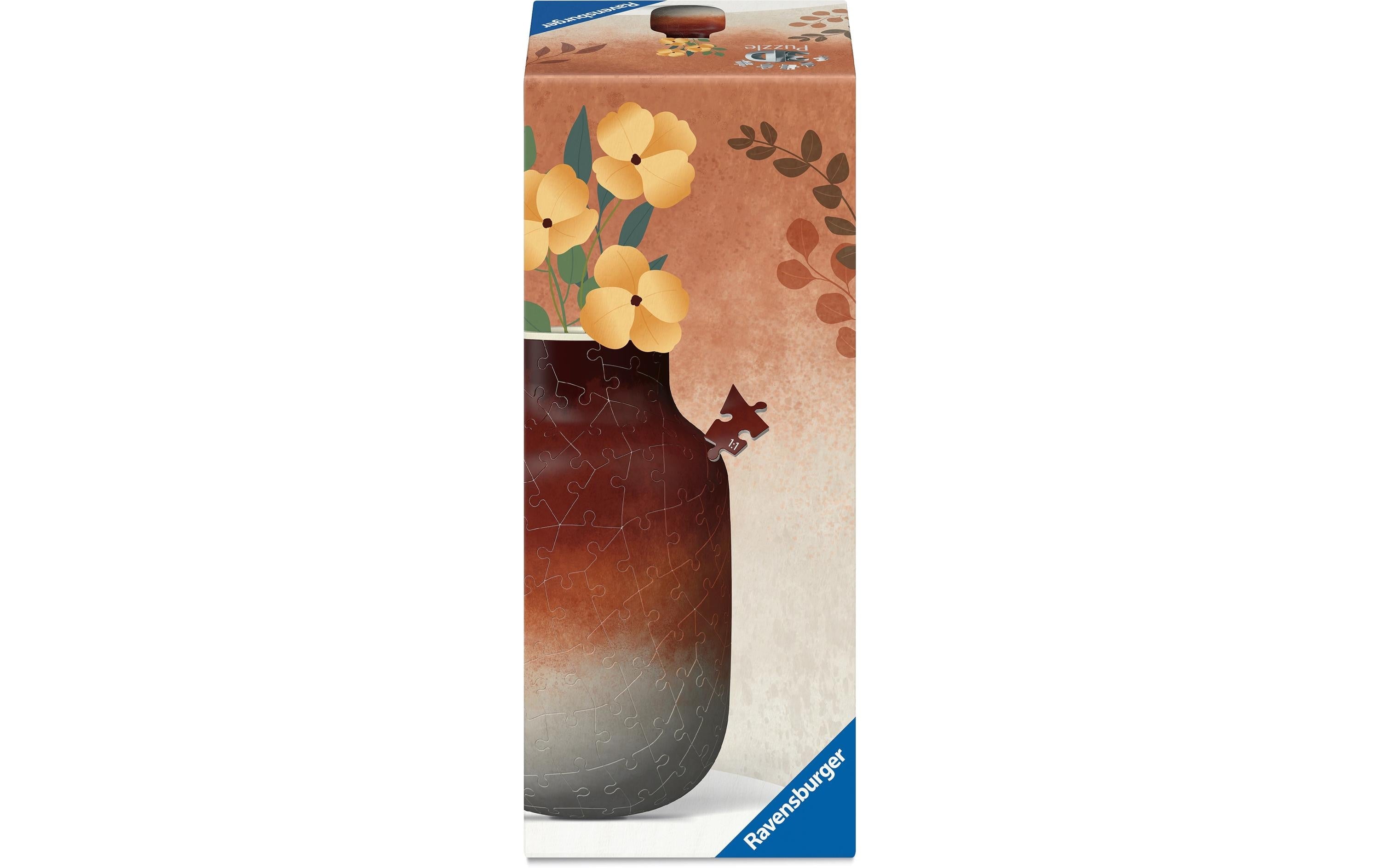 Ravensburger 3D-Puzzle Vase Gradient – 162 Teile – Kunststoff – ab 10 Jahren – ziegelrot