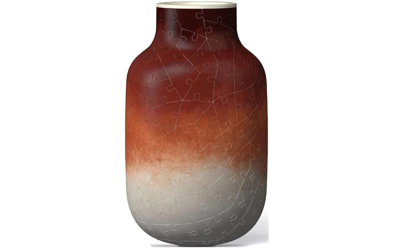 Ravensburger 3D-Puzzle Vase Gradient – 162 Teile – Kunststoff – ab 10 Jahren – ziegelrot