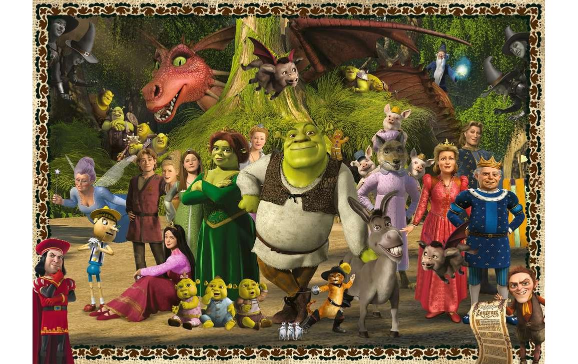 Ravensburger Puzzle Shrek Evergreen – 1000 Teile – 70 × 50 cm – ab 14 Jahren