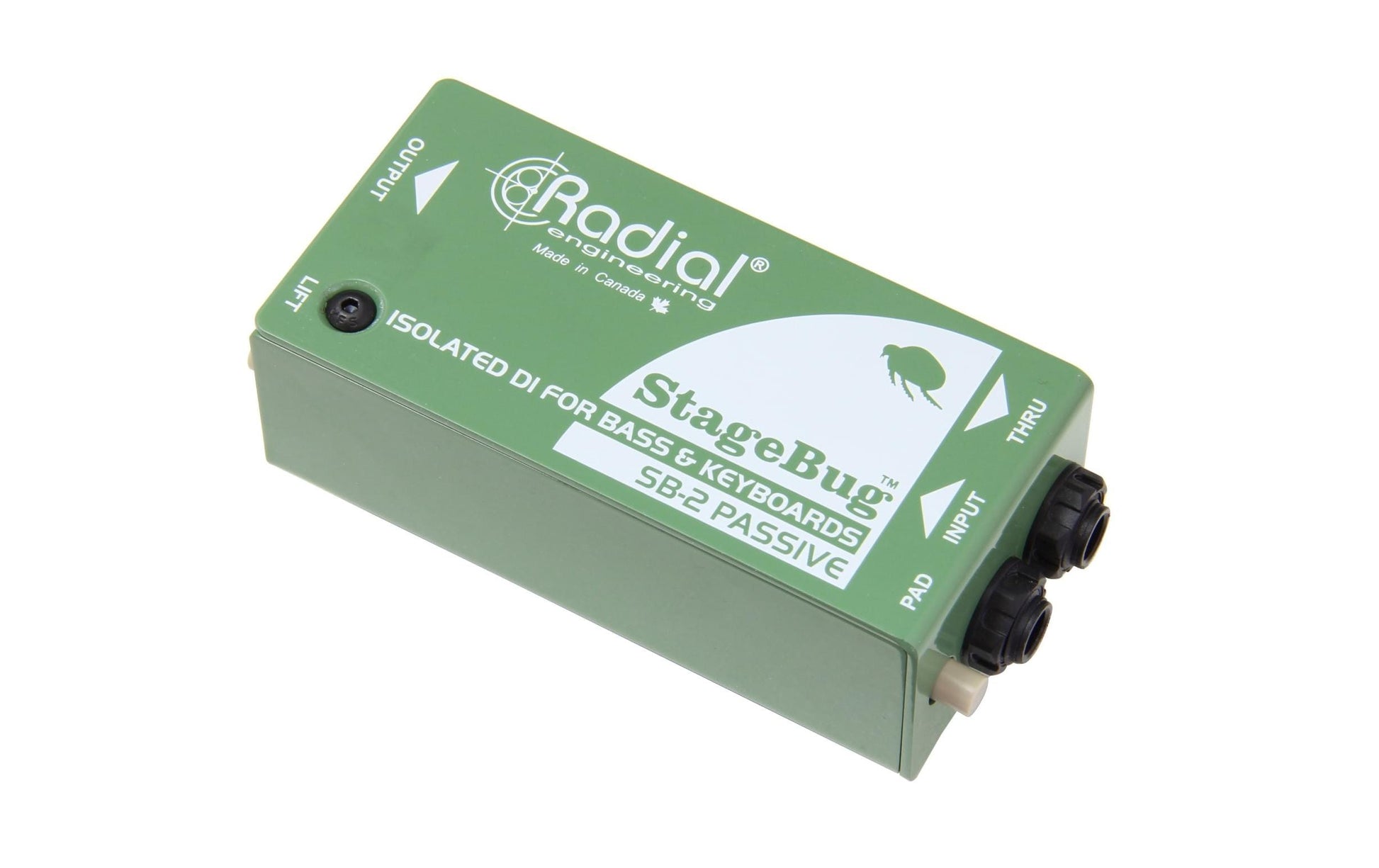 Radial StageBug SB-2 – Phoenix-Steckverbinder – passiv, Metall, 47×34×114 mm