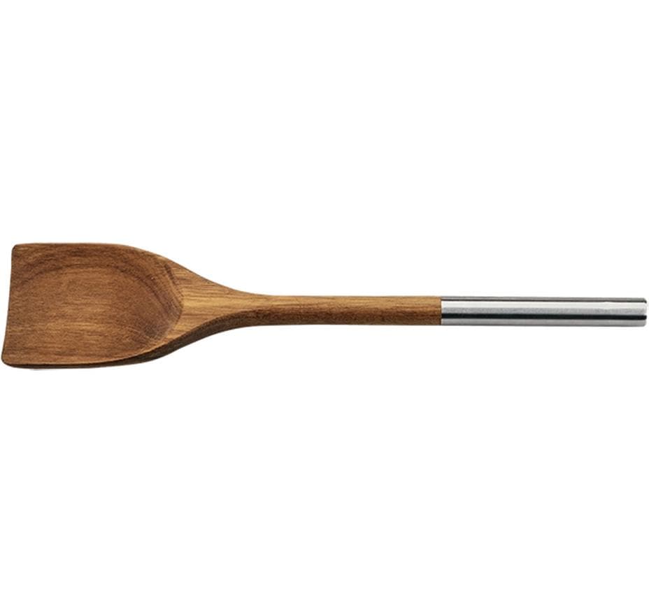 Kesper Bratenwender 30 cm, Akazienholz/Edelstahl, Braun/Silber