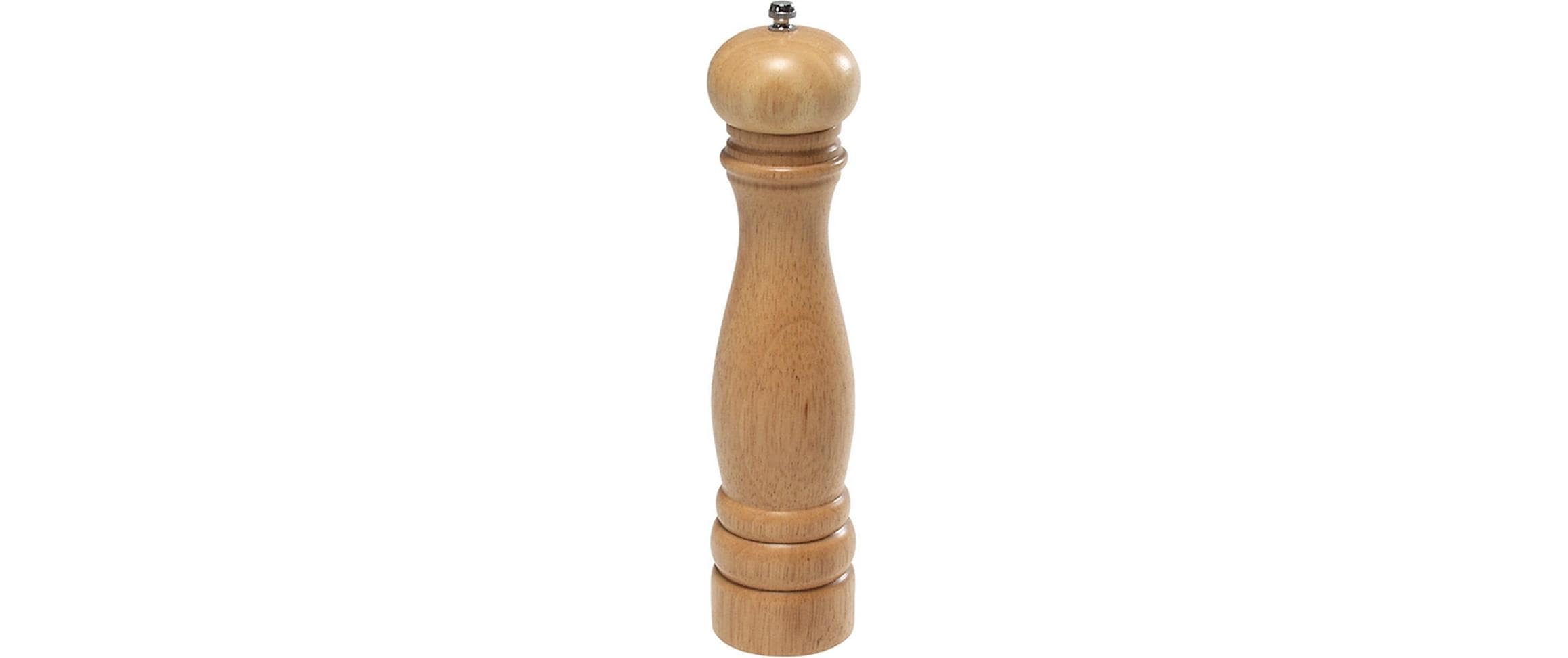 Kesper Salz-/Pfeffermühle 26,5 cm, Gummabaumholz, Keramikmahlwerk, Hellbraun