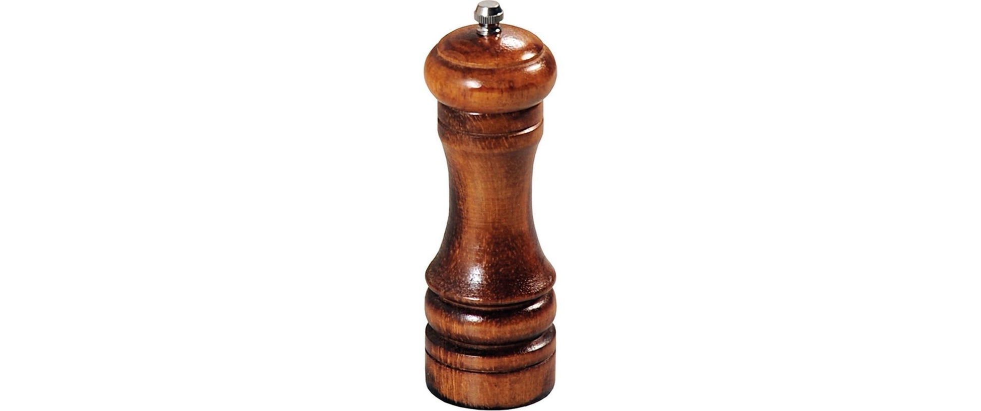 Kesper Salz-/Pfeffermühle Ø 5 × 16,5 cm, Bambus/Keramik, Dunkelbraun