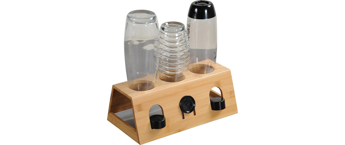 Kesper Abtropfgestell 17,5 × 32 × 12 cm, Holz/Kunststoff, Braun