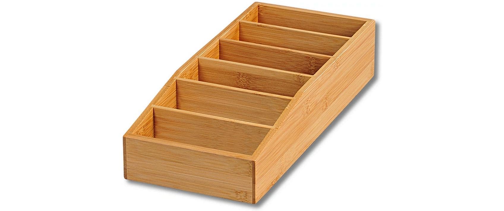 Kesper Vorratsdose 15 × 35 × 7 cm, Bambus, Braun