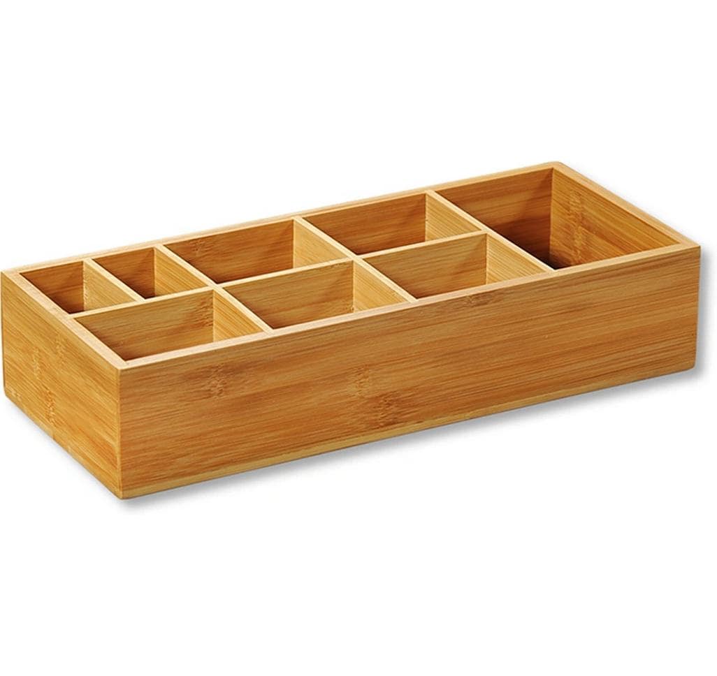 Kesper Aufbewahrungsbox – Bambus – Braun – FSC – 150 × 75 × 360 mm