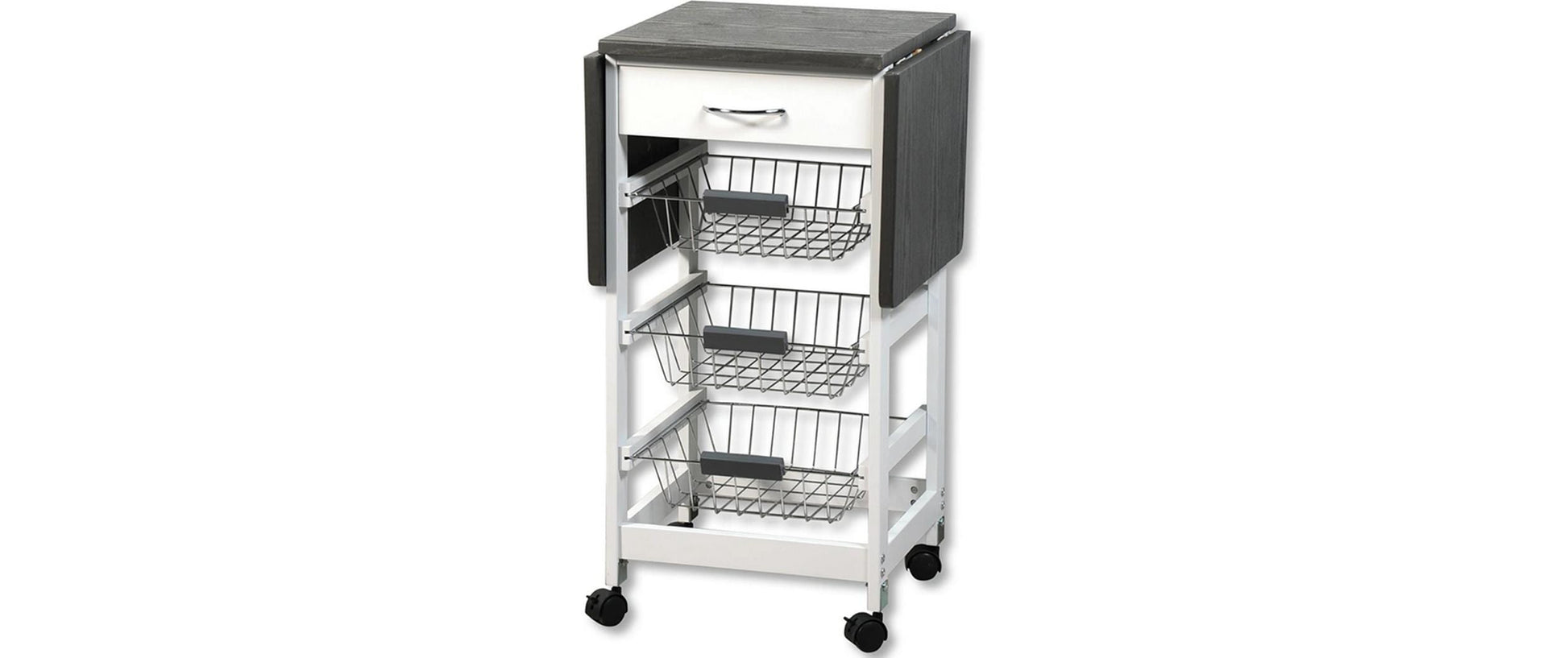 Kesper Bistro-Set – Grau – Holz, Metall