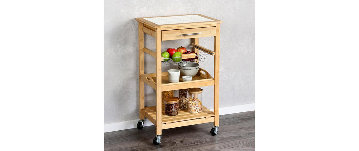 Kesper Braun – Bambus, Metall, Keramik