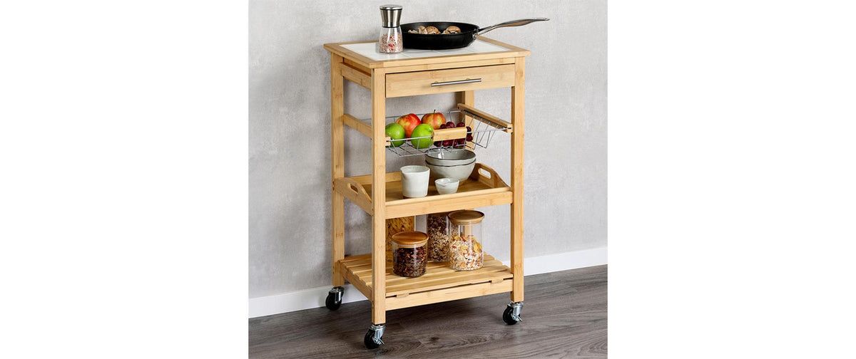 Kesper Braun – Bambus, Metall, Keramik